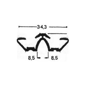Calha de Vidro 725 | Calhas de Vidro | Automóveis Clássicos, Automóvel, Ferroviária | Nissan | A CarStuff - Tudo para Estofos e Estofadores é lider nacional no fornecimento de peles, tecidos, napas, lonas, capotas, alcatifas, ferramentas e tudo para estofos em automóveis, clássicos, náutica, ferroviária, aeronáutica e decoração.