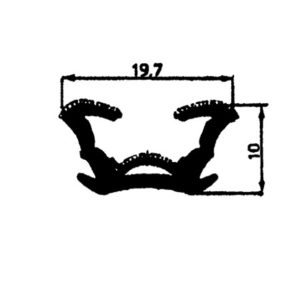 Calha de Vidro 6033 | Calhas de Vidro | Automóveis Clássicos, Automóvel, Ferroviária | Fiat | A CarStuff - Tudo para Estofos e Estofadores é lider nacional no fornecimento de peles, tecidos, napas, lonas, capotas, alcatifas, ferramentas e tudo para estofos em automóveis, clássicos, náutica, ferroviária, aeronáutica e decoração.