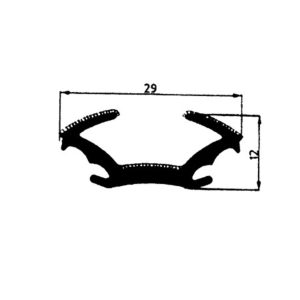 Calha de Vidro 6036 | Calhas de Vidro | Automóveis Clássicos, Automóvel, Ferroviária | Fiat | A CarStuff - Tudo para Estofos e Estofadores é lider nacional no fornecimento de peles, tecidos, napas, lonas, capotas, alcatifas, ferramentas e tudo para estofos em automóveis, clássicos, náutica, ferroviária, aeronáutica e decoração.