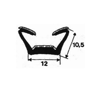 Calha de Vidro 200006 | Calhas de Vidro | Automóveis Clássicos, Automóvel, Ferroviária | Fiat | A CarStuff - Tudo para Estofos e Estofadores é lider nacional no fornecimento de peles, tecidos, napas, lonas, capotas, alcatifas, ferramentas e tudo para estofos em automóveis, clássicos, náutica, ferroviária, aeronáutica e decoração.