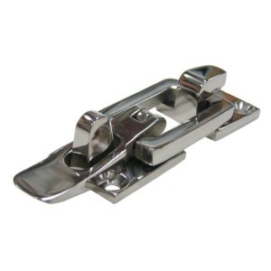 Fecho Capota em INOX 1504 | Fechos / Cursores | Automóveis Clássicos, Automóvel, Náutica | A CarStuff - Tudo para Estofos e Estofadores é lider nacional no fornecimento de peles, tecidos, napas, lonas, capotas, alcatifas, ferramentas e tudo para estofos em automóveis, clássicos, náutica, ferroviária, aeronáutica e decoração.