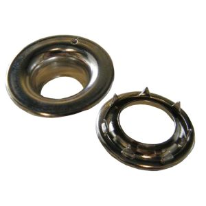 Ilhós Náuticos INOX | Fechos / Cursores | Náutica | A CarStuff - Tudo para Estofos e Estofadores é lider nacional no fornecimento de peles, tecidos, napas, lonas, capotas, alcatifas, ferramentas e tudo para estofos em automóveis, clássicos, náutica, ferroviária, aeronáutica e decoração.