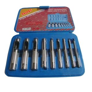 Conjunto Vazadores Cilíndricos Macfer | Ferramentas de Corte | A CarStuff - Tudo para Estofos e Estofadores é lider nacional no fornecimento de peles, tecidos, napas, lonas, capotas, alcatifas, ferramentas e tudo para estofos em automóveis, clássicos, náutica, ferroviária, aeronáutica e decoração.