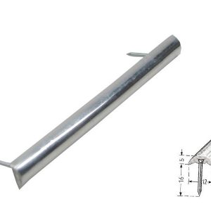 Perfil Alumínio Capotas C/Prego - Barra 5m | Acessórios para Capotas, Frisos e Perfis | Automóvel | A CarStuff - Tudo para Estofos e Estofadores é lider nacional no fornecimento de peles, tecidos, napas, lonas, capotas, alcatifas, ferramentas e tudo para estofos em automóveis, clássicos, náutica, ferroviária, aeronáutica e decoração.