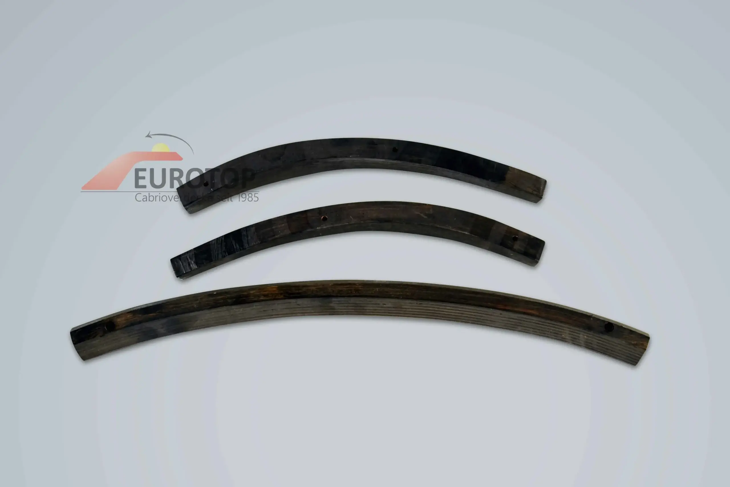 Arcos de madeira inferiores traseiros para VW Beetle 1500, 1302 Cabriolet ano 67-71 - Vista 1
