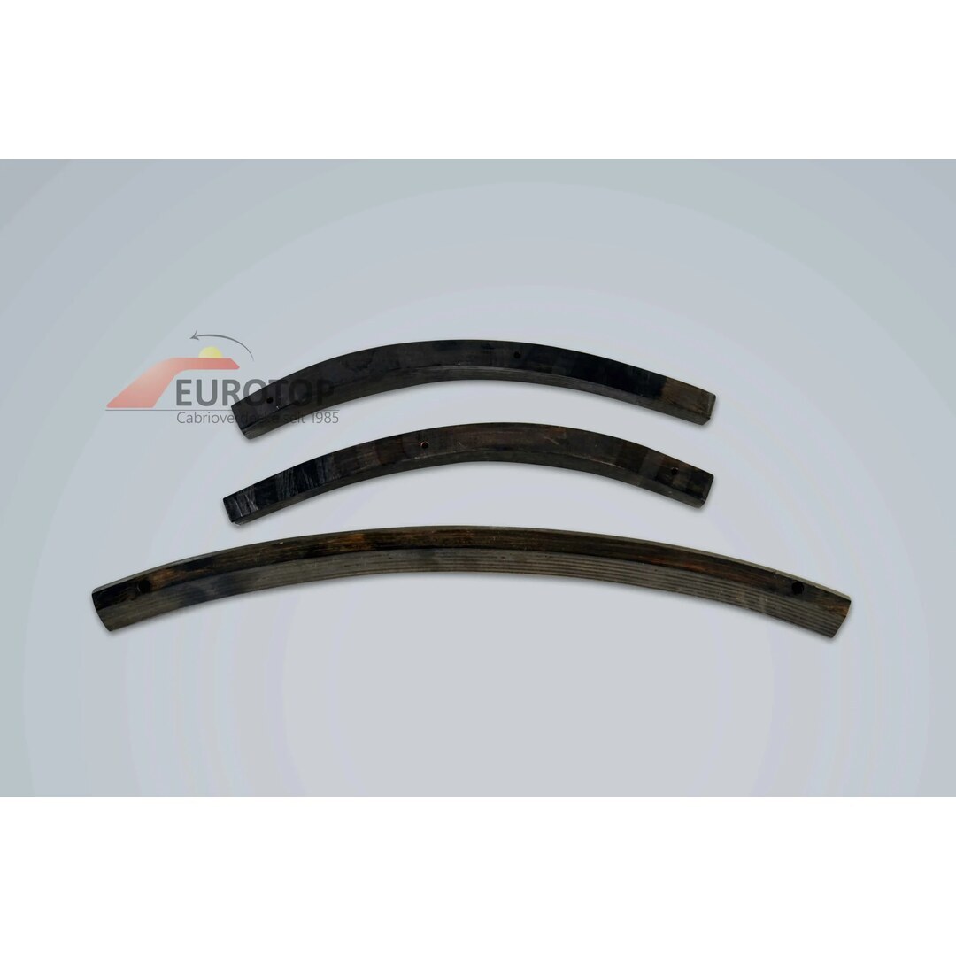 Arcos de madeira inferiores traseiros para VW Beetle 1500, 1302 Cabriolet ano 67-71