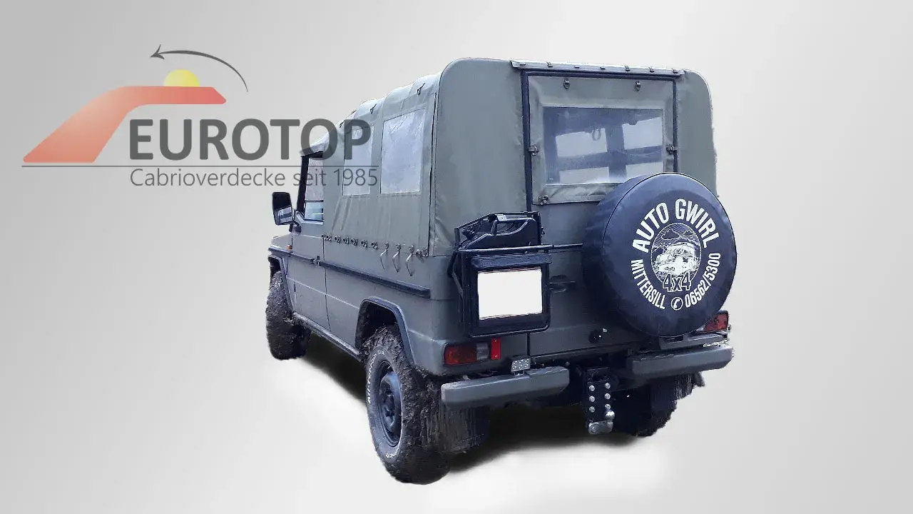 Capota em Mohair Sonnenland para Mercedes Puch 300G Militar Austríaco - Vista 2