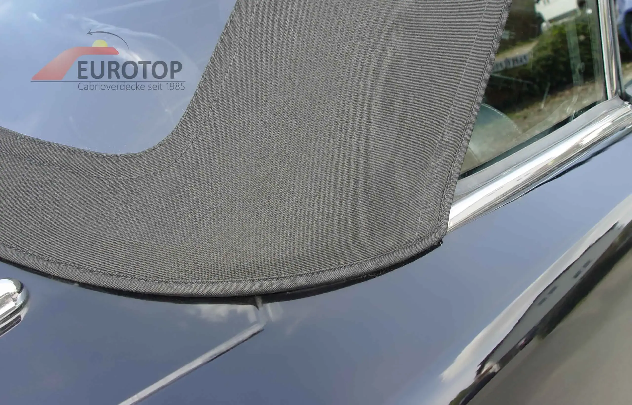 Capota em PVC para Fiat 124 Spider Cabriolet ano 67-85 - Vista 5
