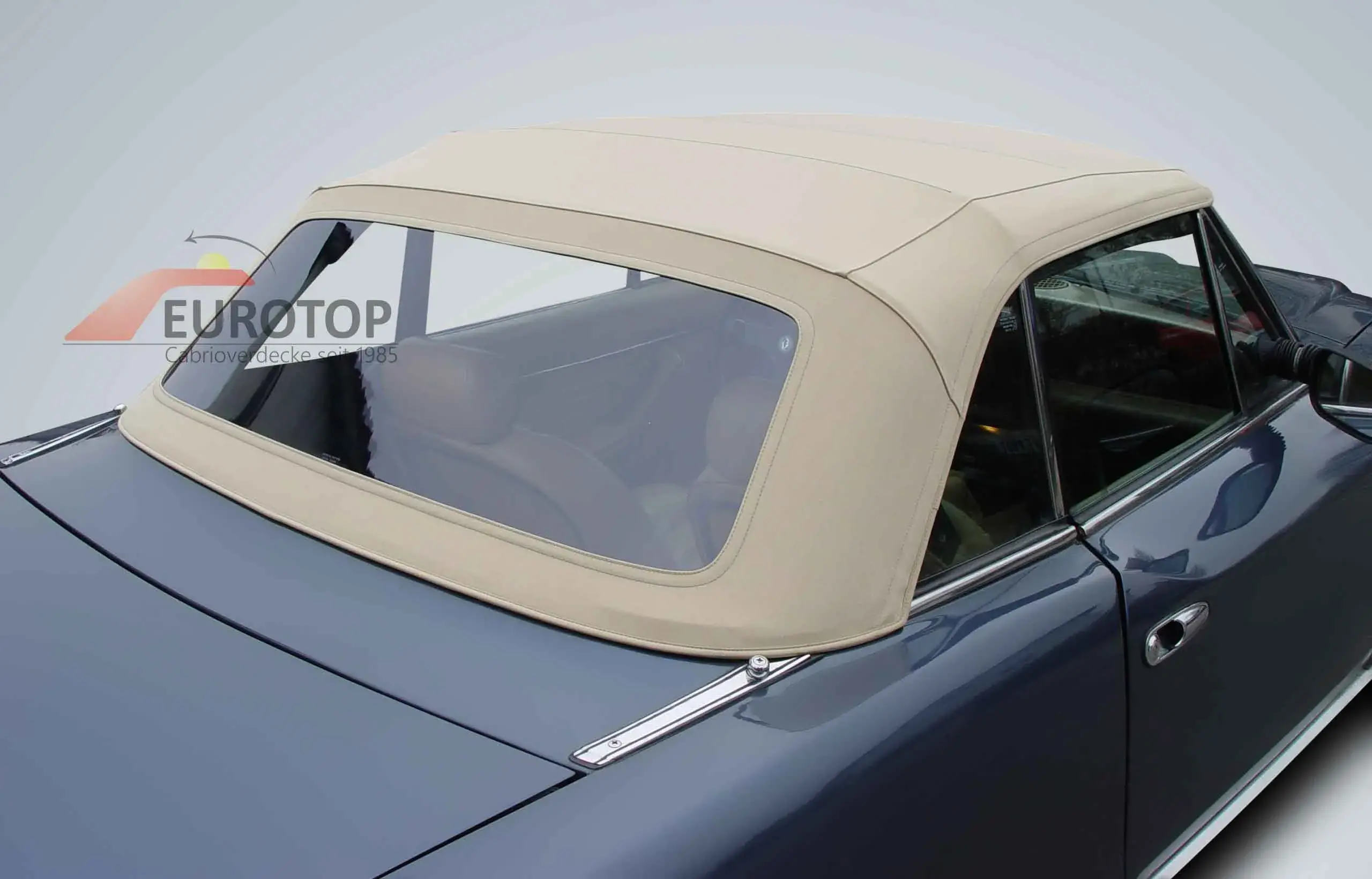 Capota em PVC para Fiat 124 Spider Cabriolet ano 67-85 - Vista 7