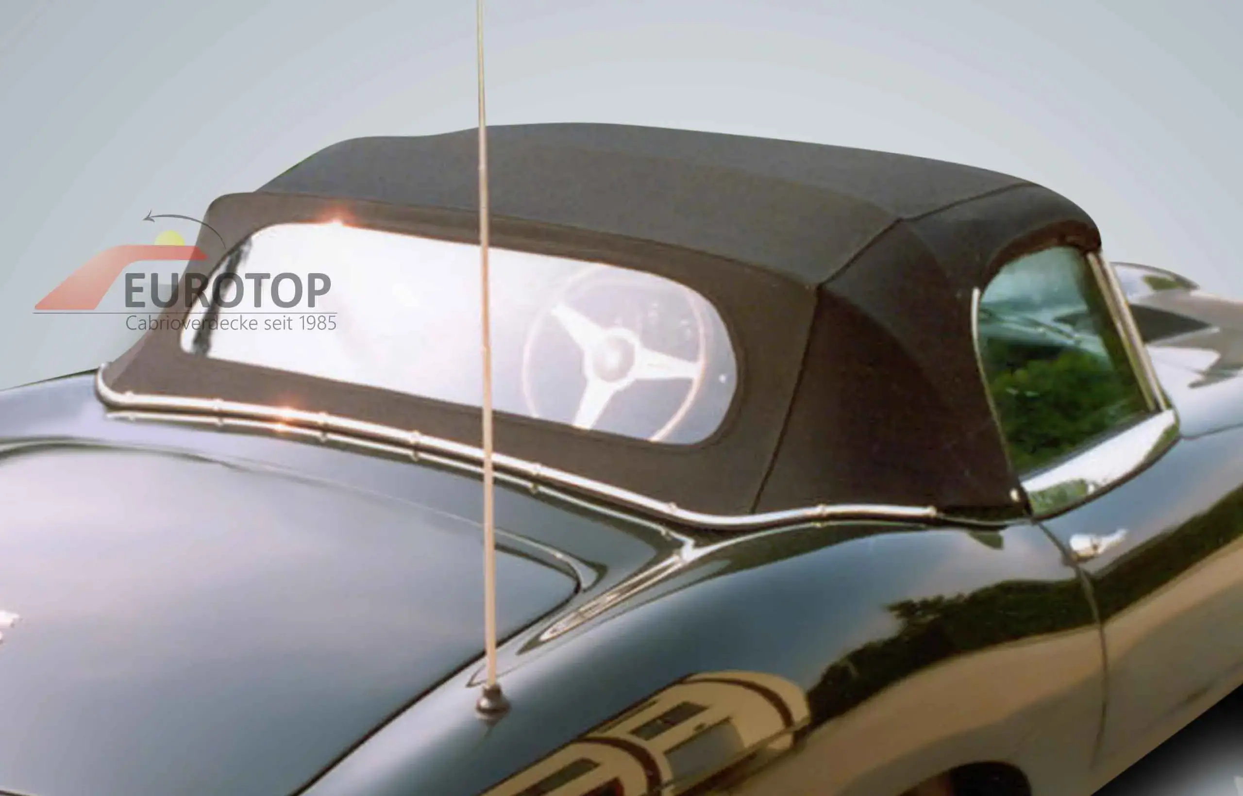 Capota em PVC para Jaguar E-Type S1/S2 Cabriolet ano 61-71 - Vista 1