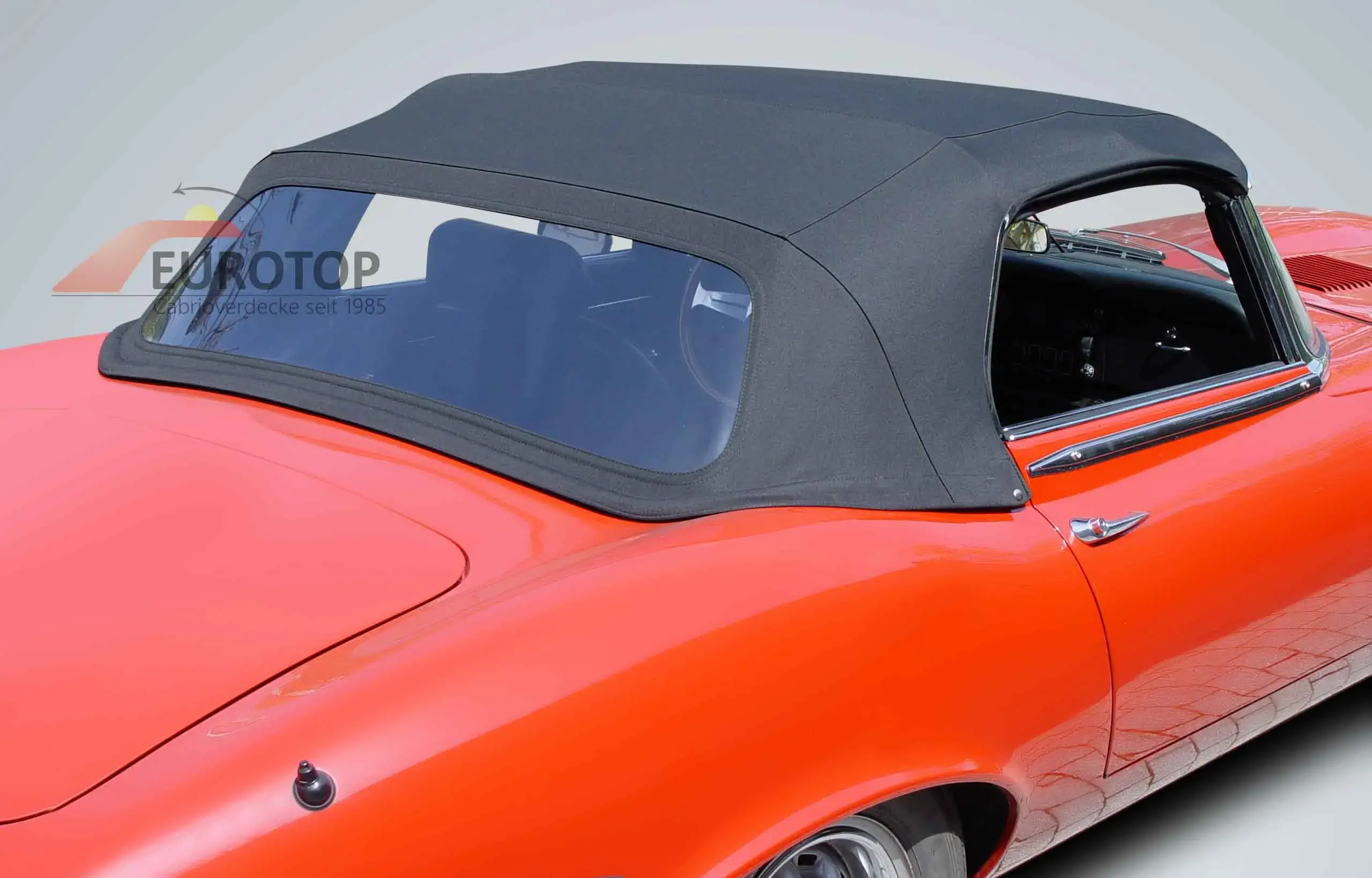 Capota em PVC para Jaguar E-Type S3 V12 Cabriolet ano 72-75 - Vista 1