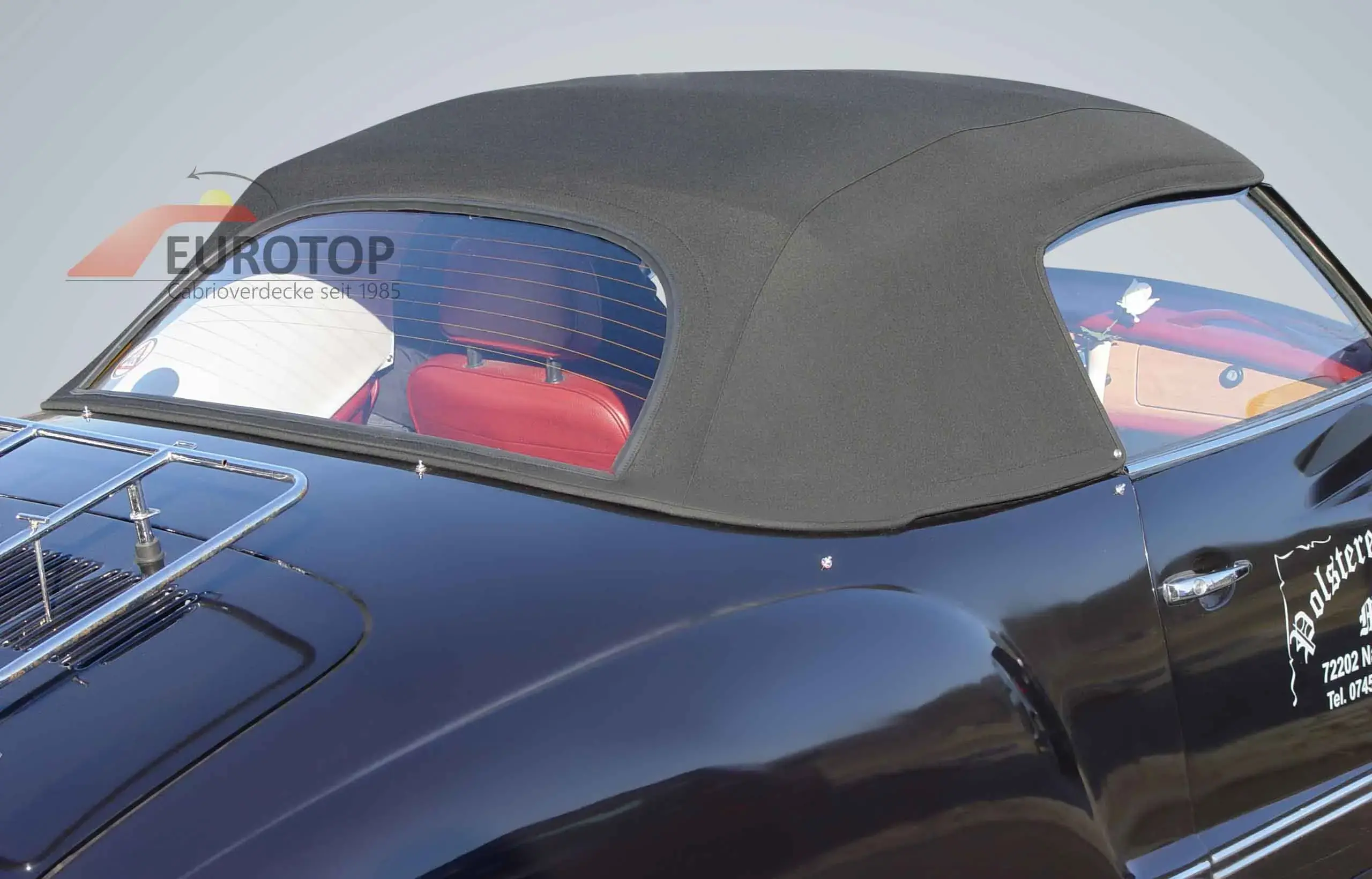 Capota em PVC para Karmann Ghia Cabriolet ano 70-74 - Vista 1