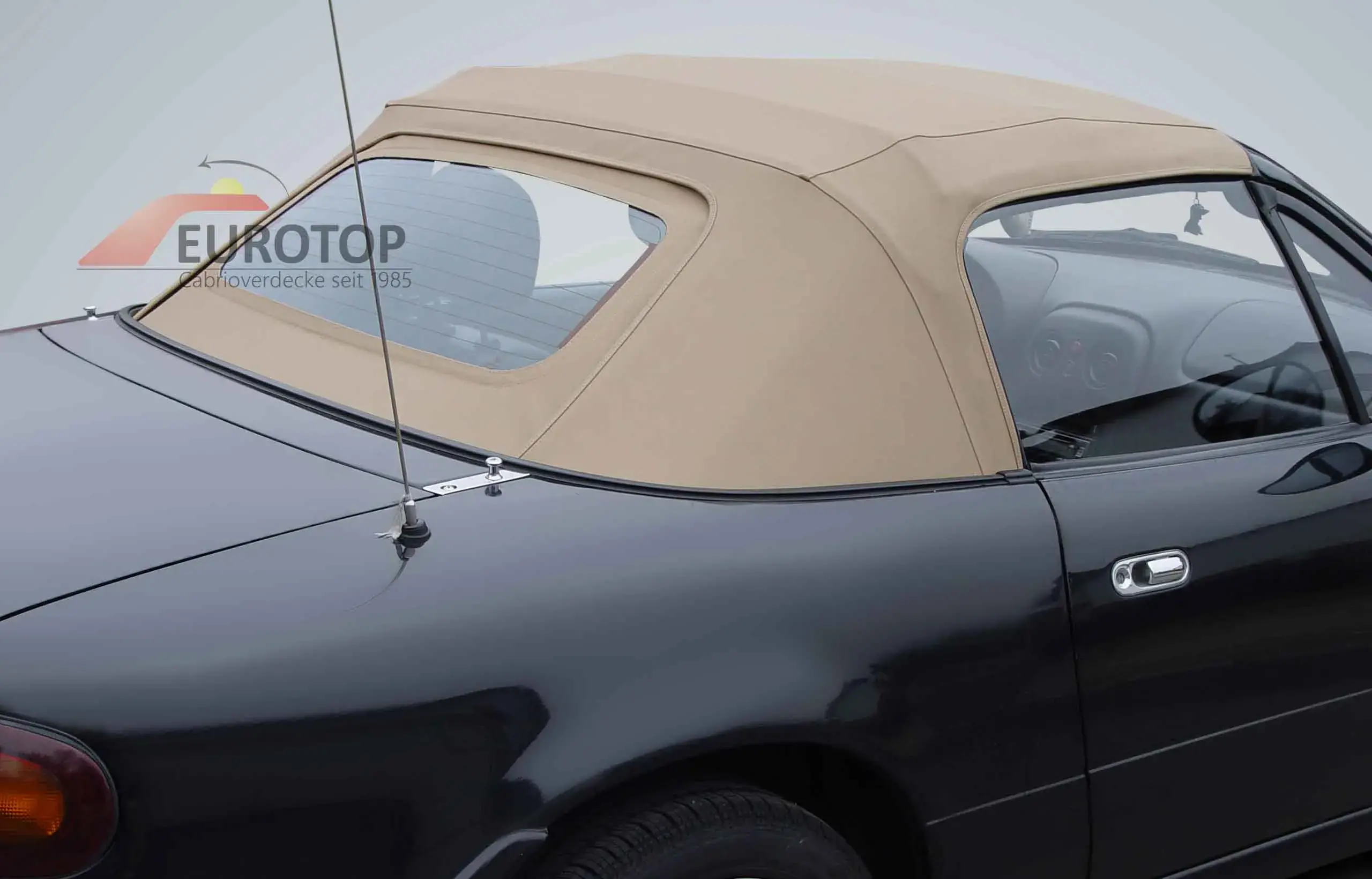 Capota em PVC (upgrade com óculo em vidro) para Mazda MX5 NA Cabriolet ano 89-98 - Vista 1