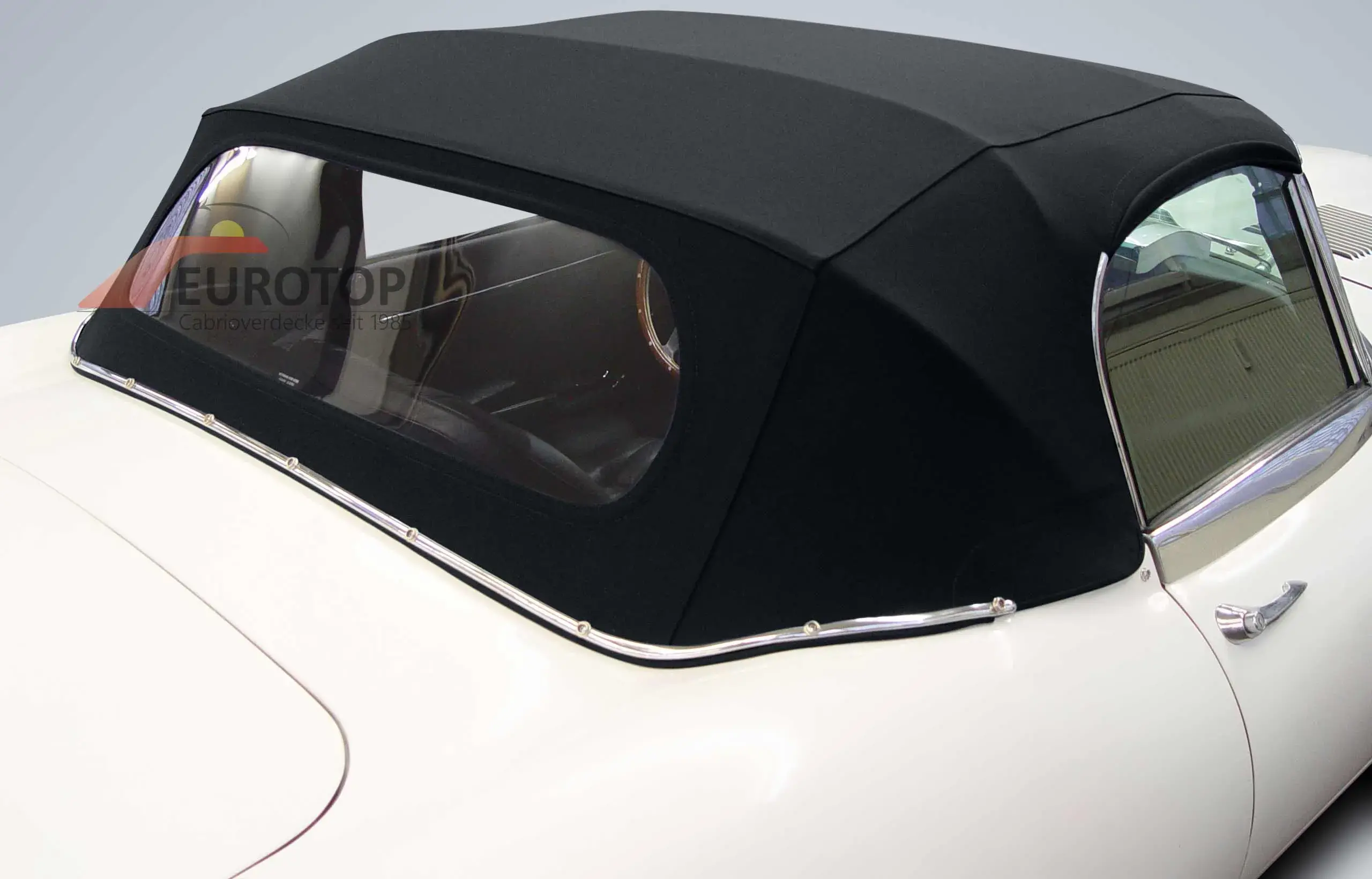 Capota em tecido Sonnenland para Jaguar E-Type S1/S2 Cabriolet ano 61-71 - Vista 5