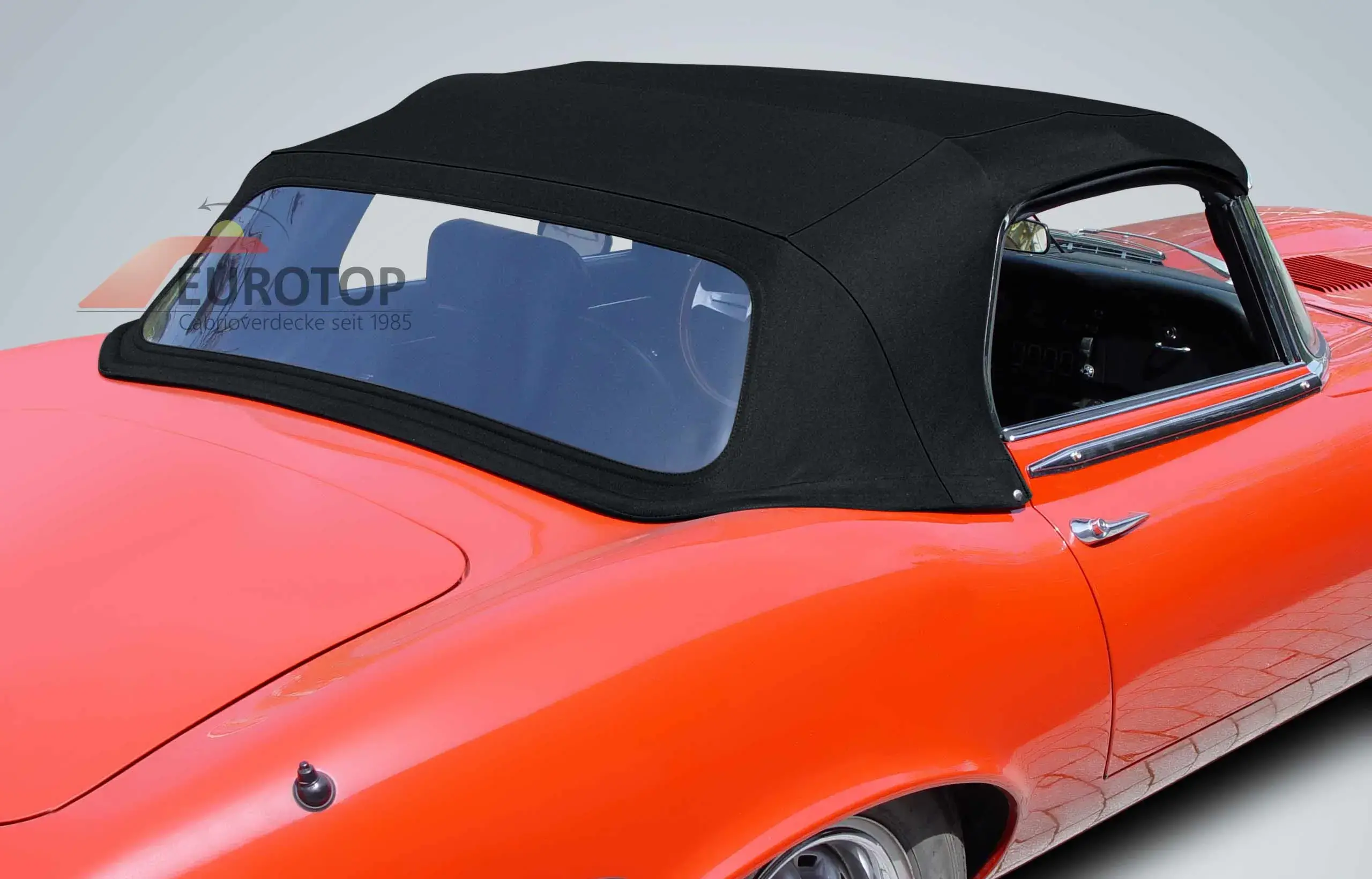Capota em tecido Sonnenland para Jaguar E-Type S3 V12 Cabriolet ano 72-75 - Vista 5