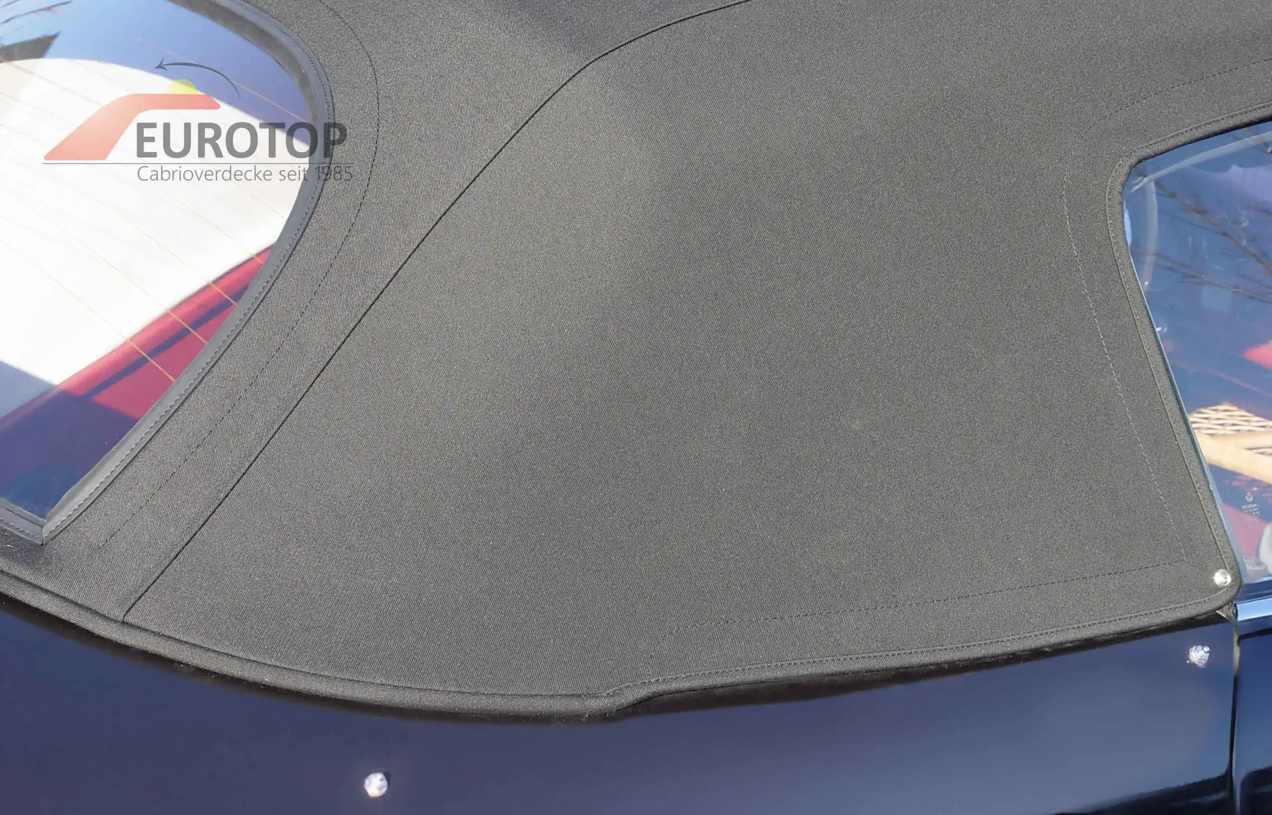 Capota em tecido Sonnenland® para Karmann Ghia Cabriolet ano 70-74 - Vista 2
