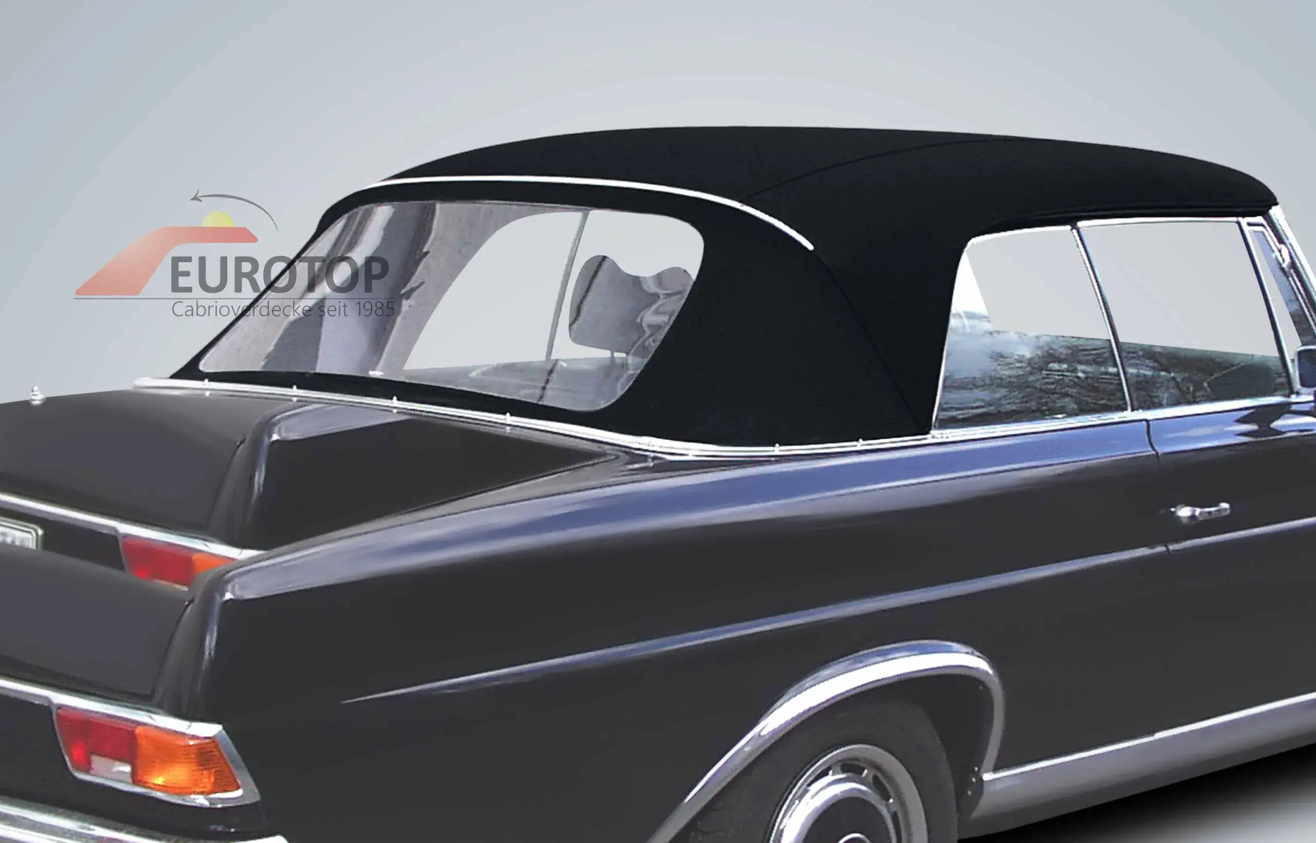 Capota em tecido Sonnenland para Mercedes 220SE-300SE tipo W111 Cabriolet ano 62-71 - Vista 3