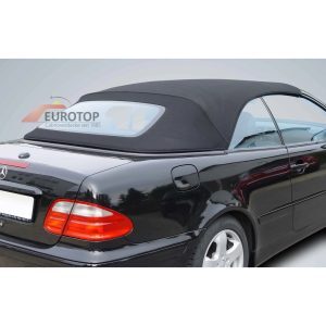 Capota em tecido Sonnenland para Mercedes CLK 200-430 A208 Cabriolet ano 98-03 (incl. óculo em vidro)