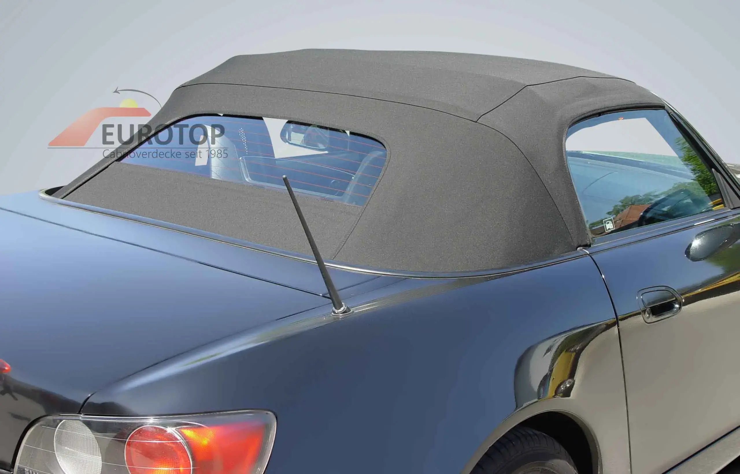 Capota em tecido Stayfast para Honda S2000 Cabriolet ano 00-09, óculo traseiro em vidro - Vista 1