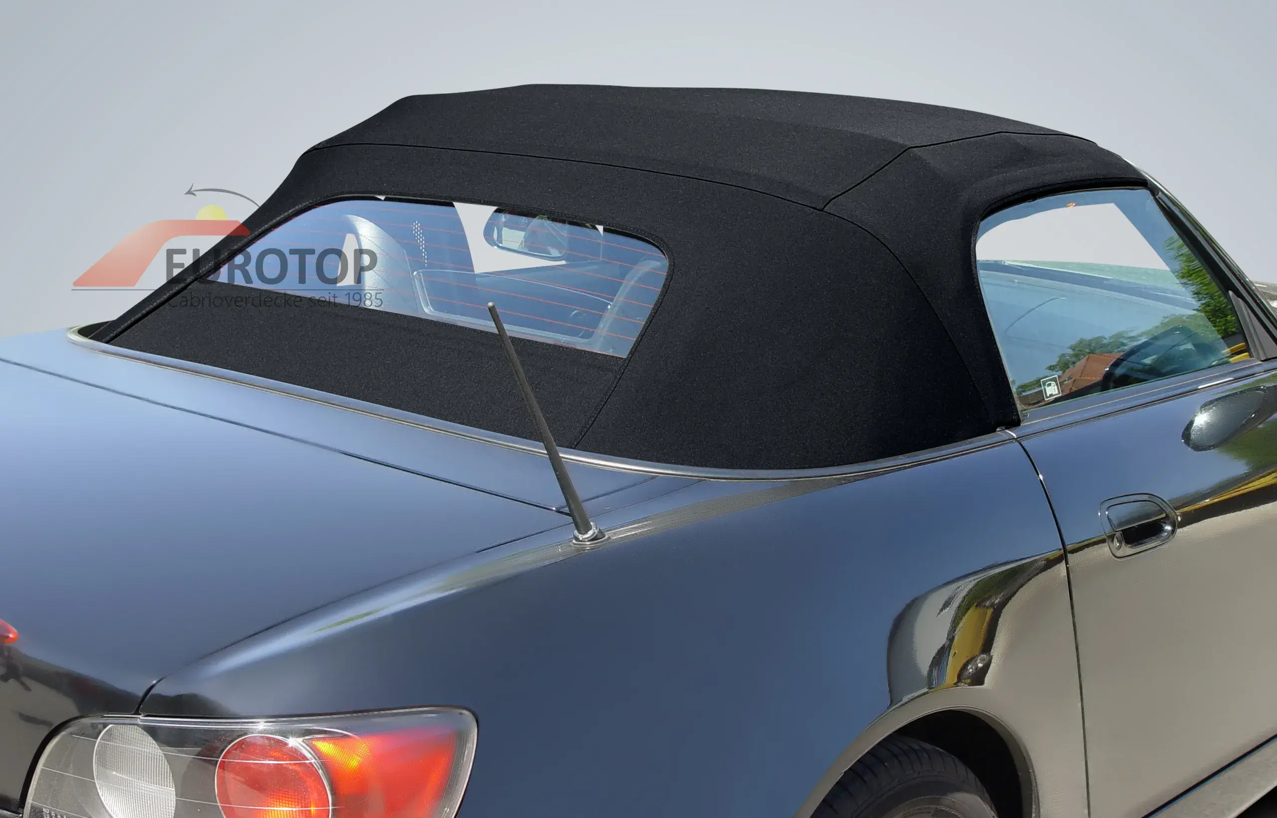 Capota em tecido Stayfast para Honda S2000 Cabriolet ano 00-09, óculo traseiro em vidro - Vista 7