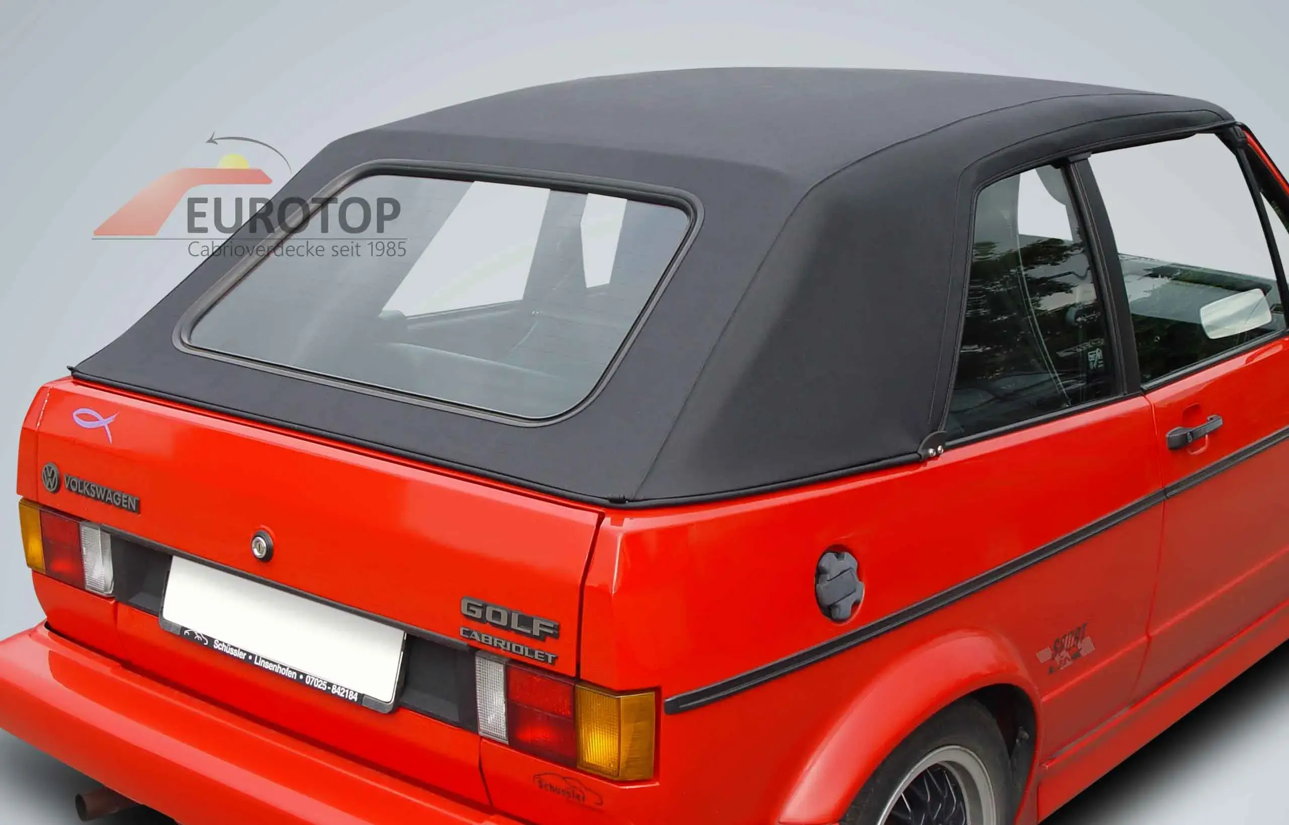 Capota PVC para VW Golf Mk1 Cabriolet ano 79-93 - Vista 1