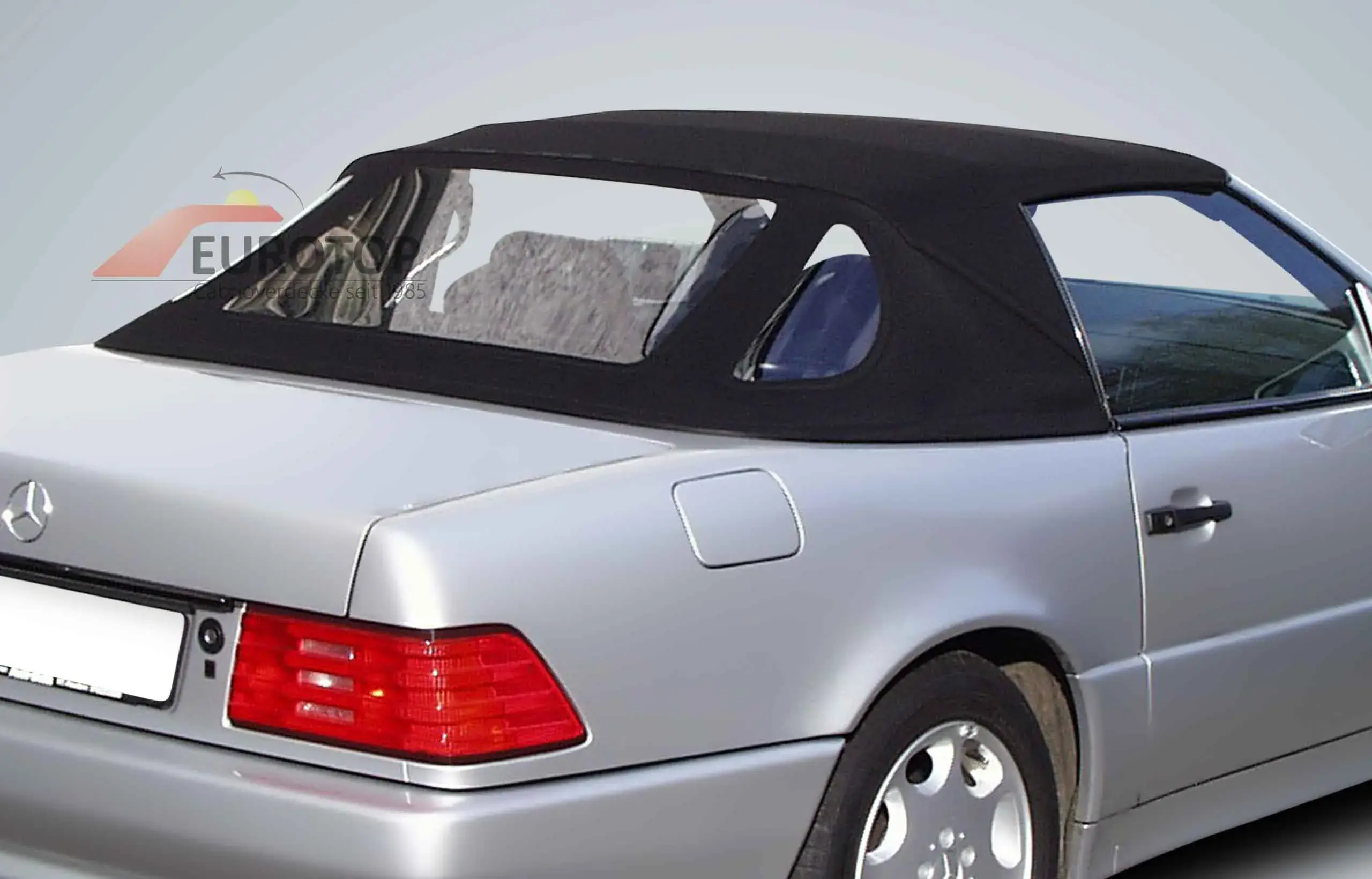 Capota (secção traseira) em tecido Sonnenland para Mercedes 300SL-600SL tipo R129 Cabriolet ano 89-01 - Vista 6