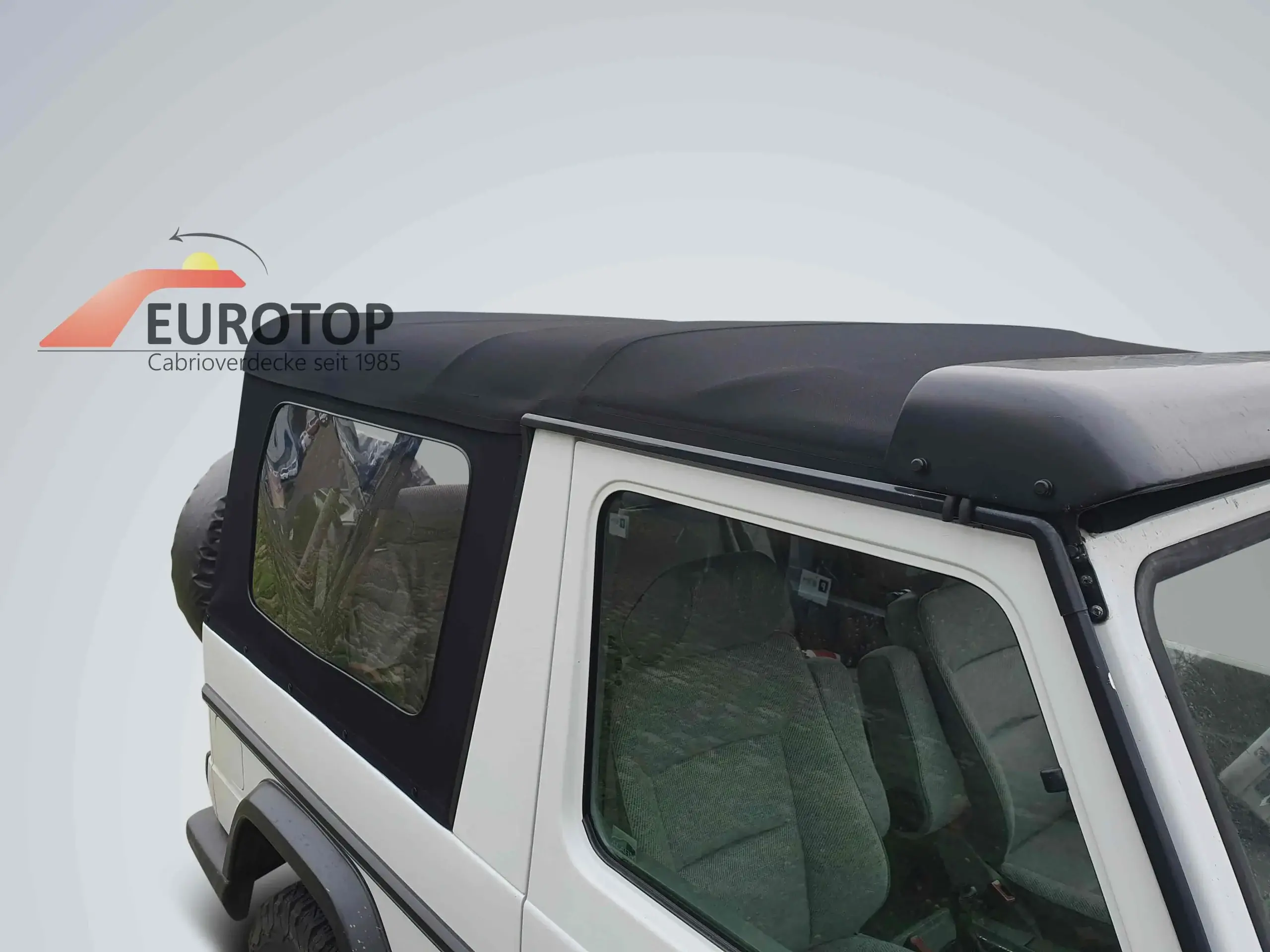 Capota Sonnenland Mohair para Mercedes G-Modell / Puch W460/W461/W462/W463 ano 79-96 - Vista 4