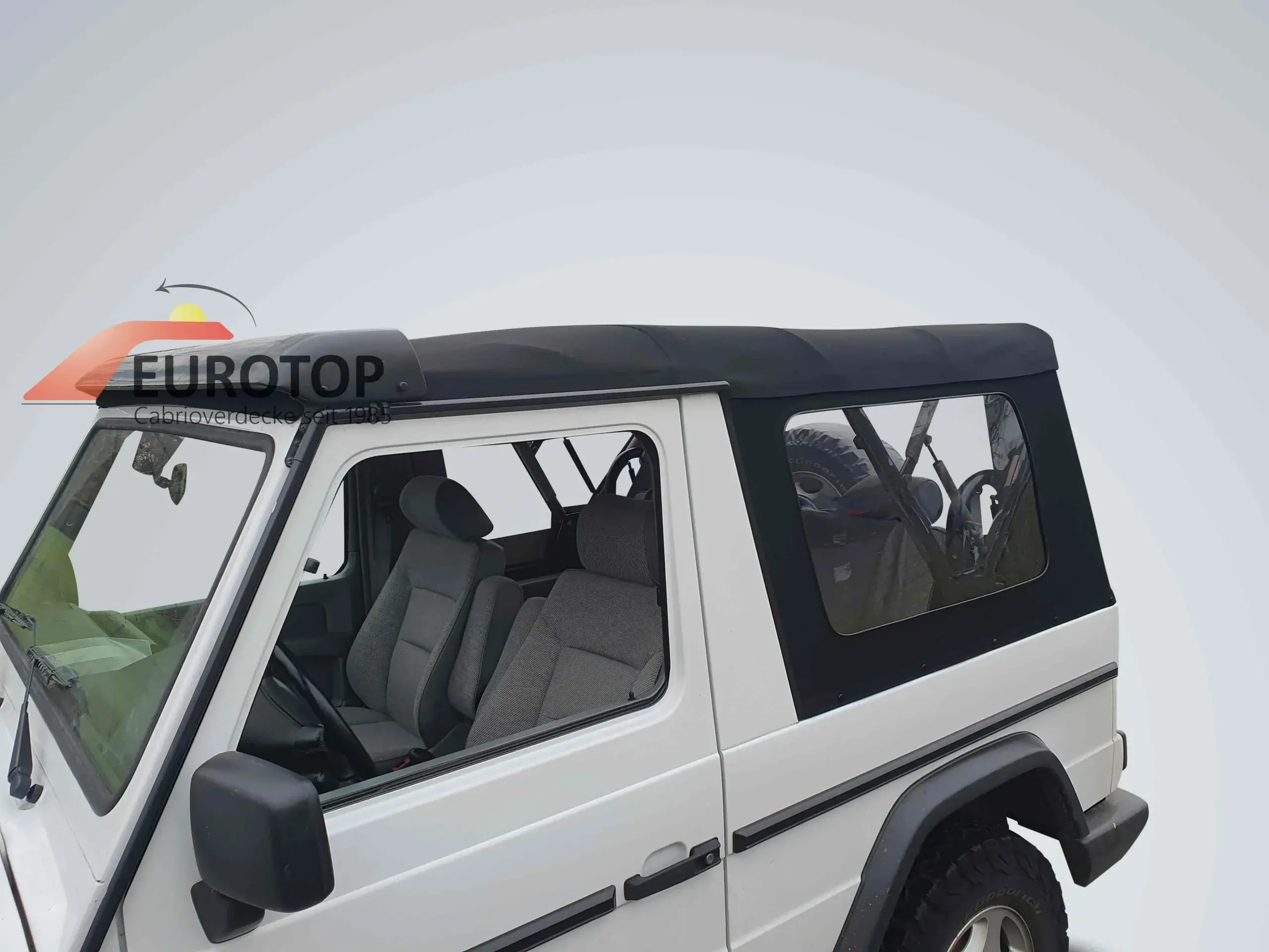 Capota Sonnenland Mohair para Mercedes G-Modell / Puch W460/W461/W462/W463 ano 79-96 - Vista 5
