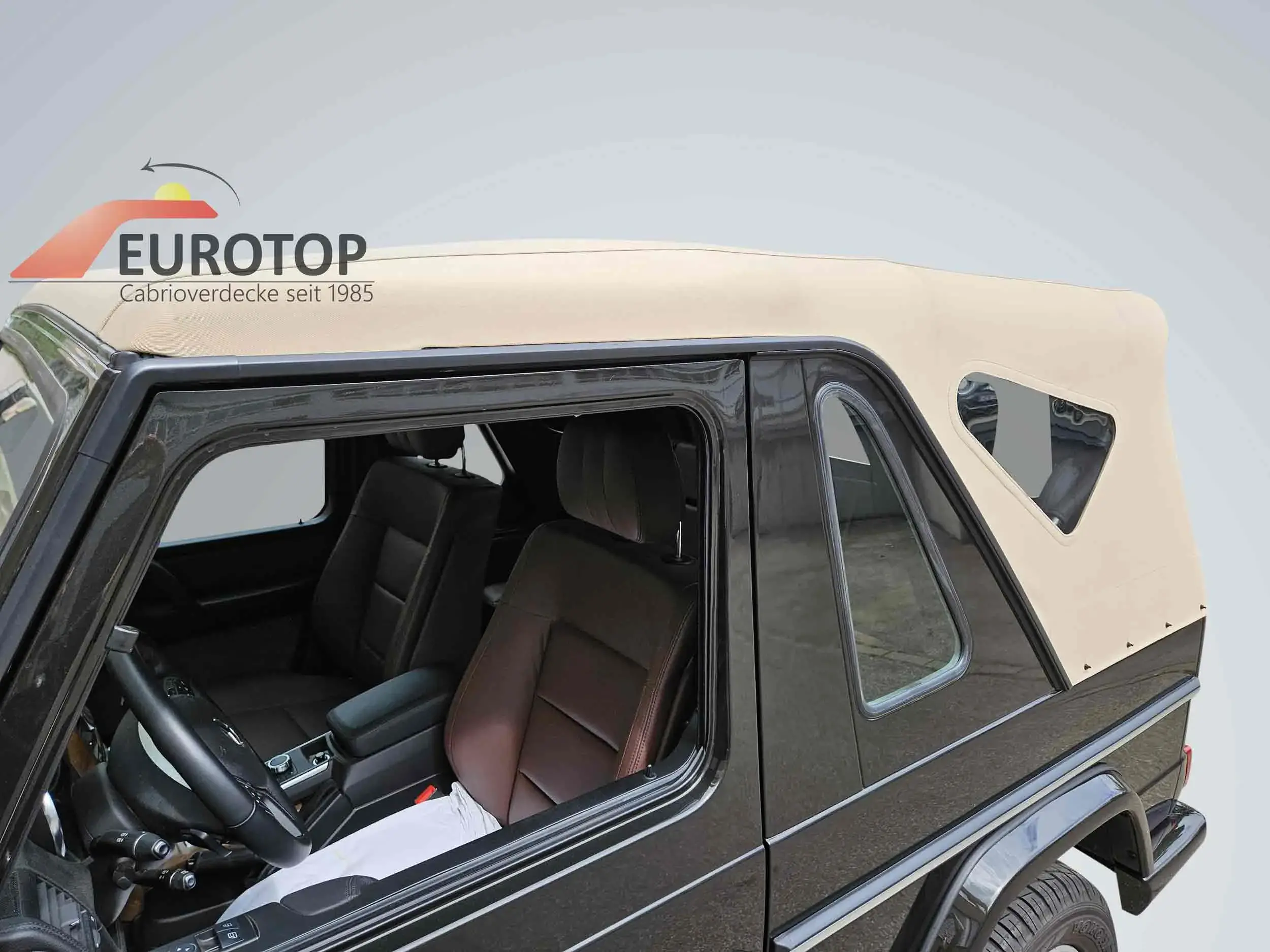 Capota Sonnenland Mohair para Mercedes G-Modell / Puch W463 ano 97-18 - Vista 7