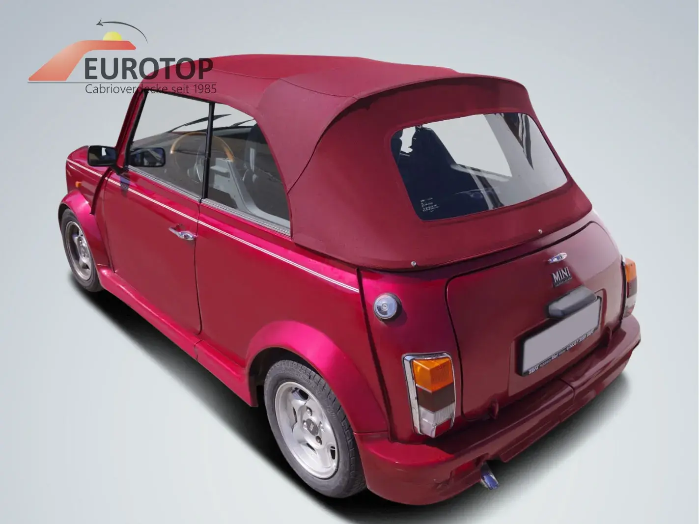 Capota Sonnenland Mohair para Mini Austin Rover (1 óculo traseiro) Cabriolet ano 69-96 - Vista 4