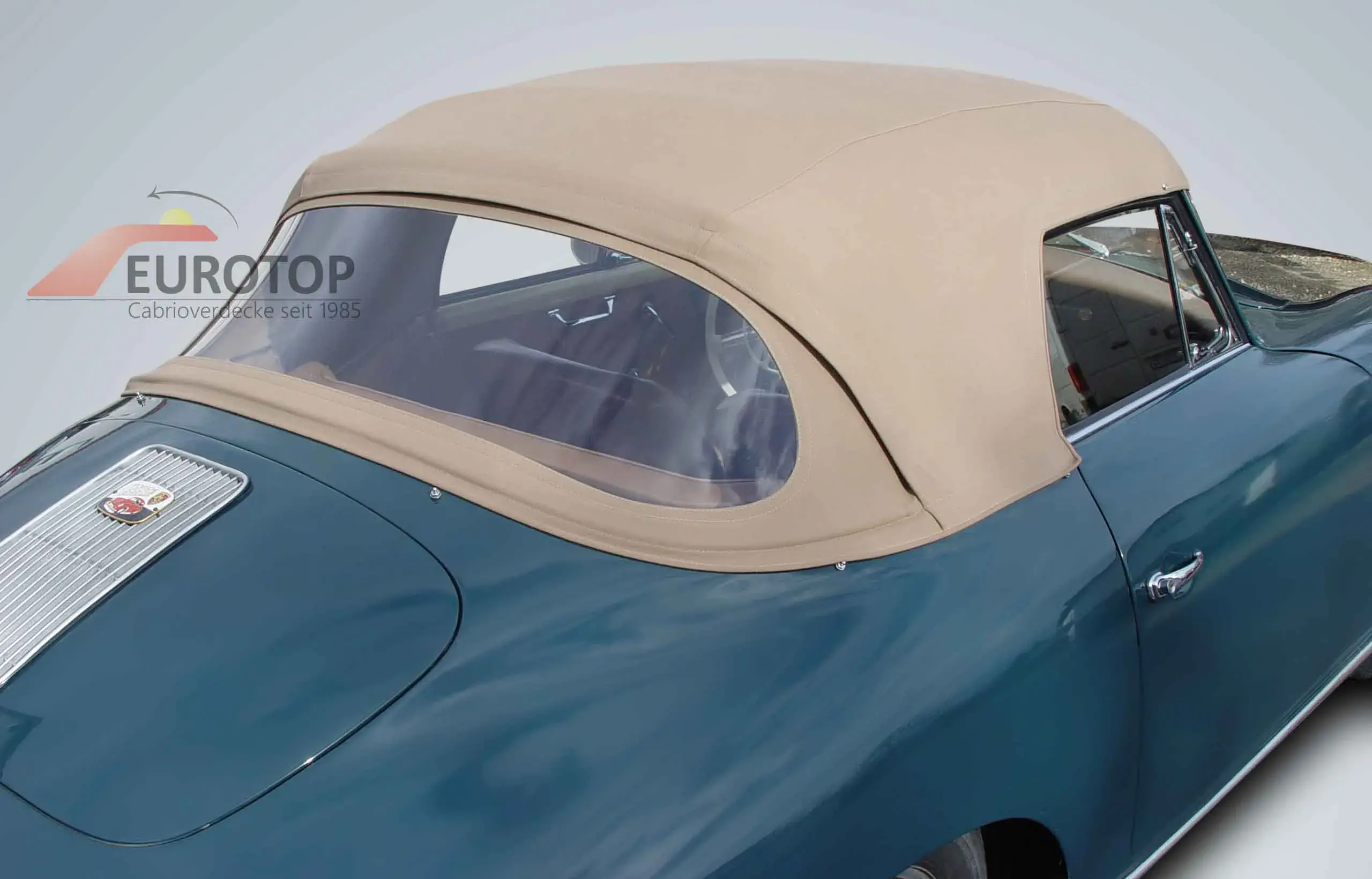 Capota Sonnenland / Mohair para Porsche 356 Cabriolet ano 60-65 - Vista 1