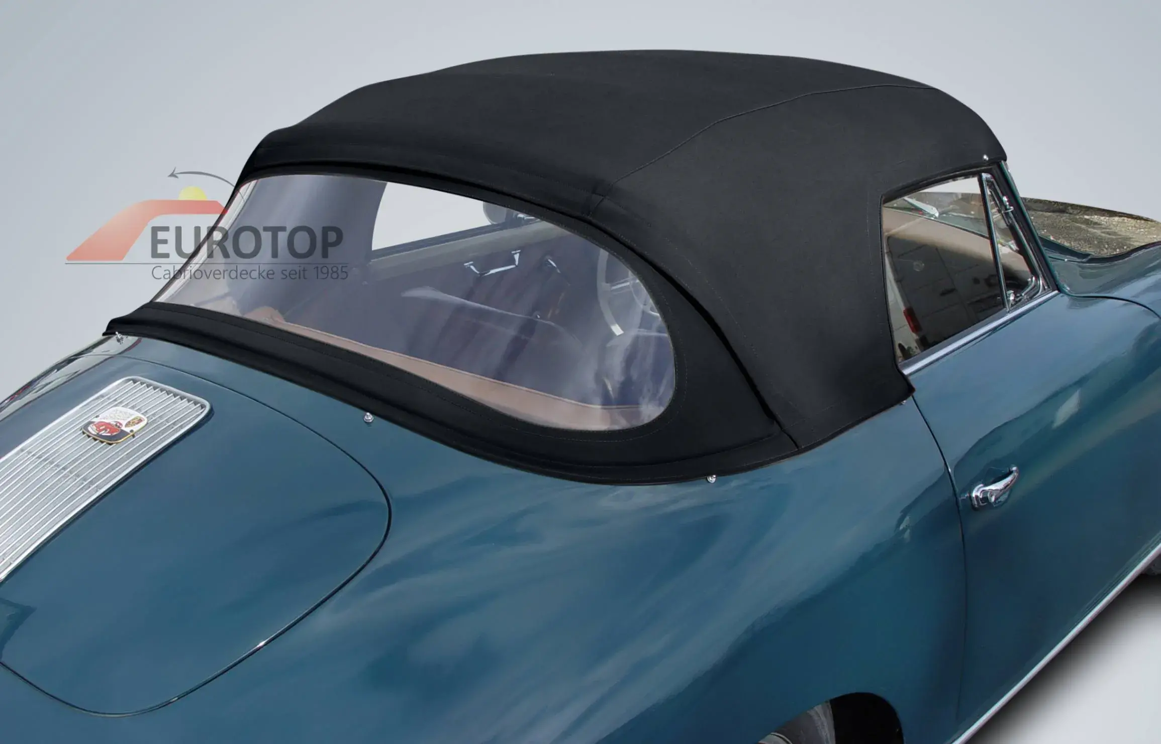 Capota Sonnenland / Mohair para Porsche 356 Cabriolet ano 60-65 - Vista 4