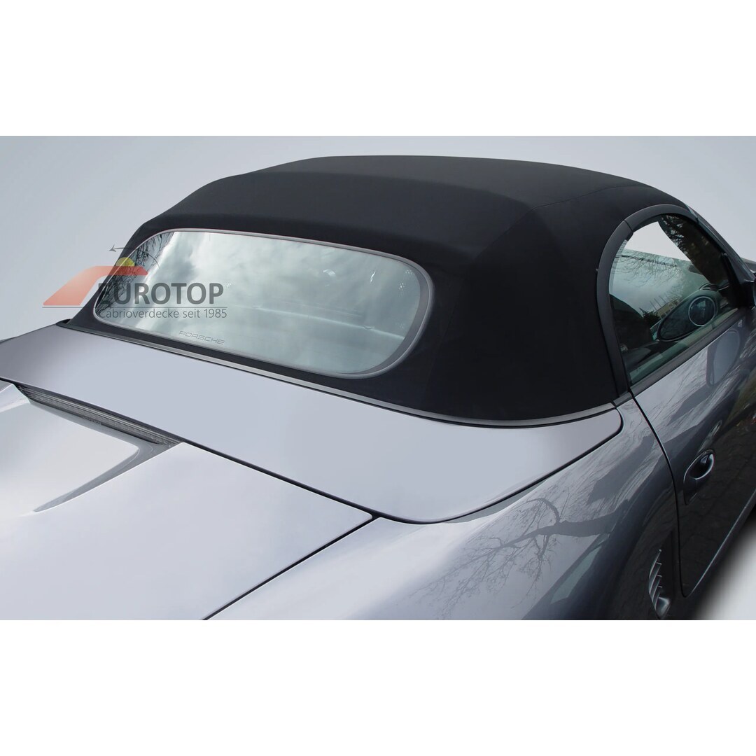 Capota Sonnenland Mohair para Porsche Boxster 986 Cabriolet ano 03-04, com óculo em vidro
