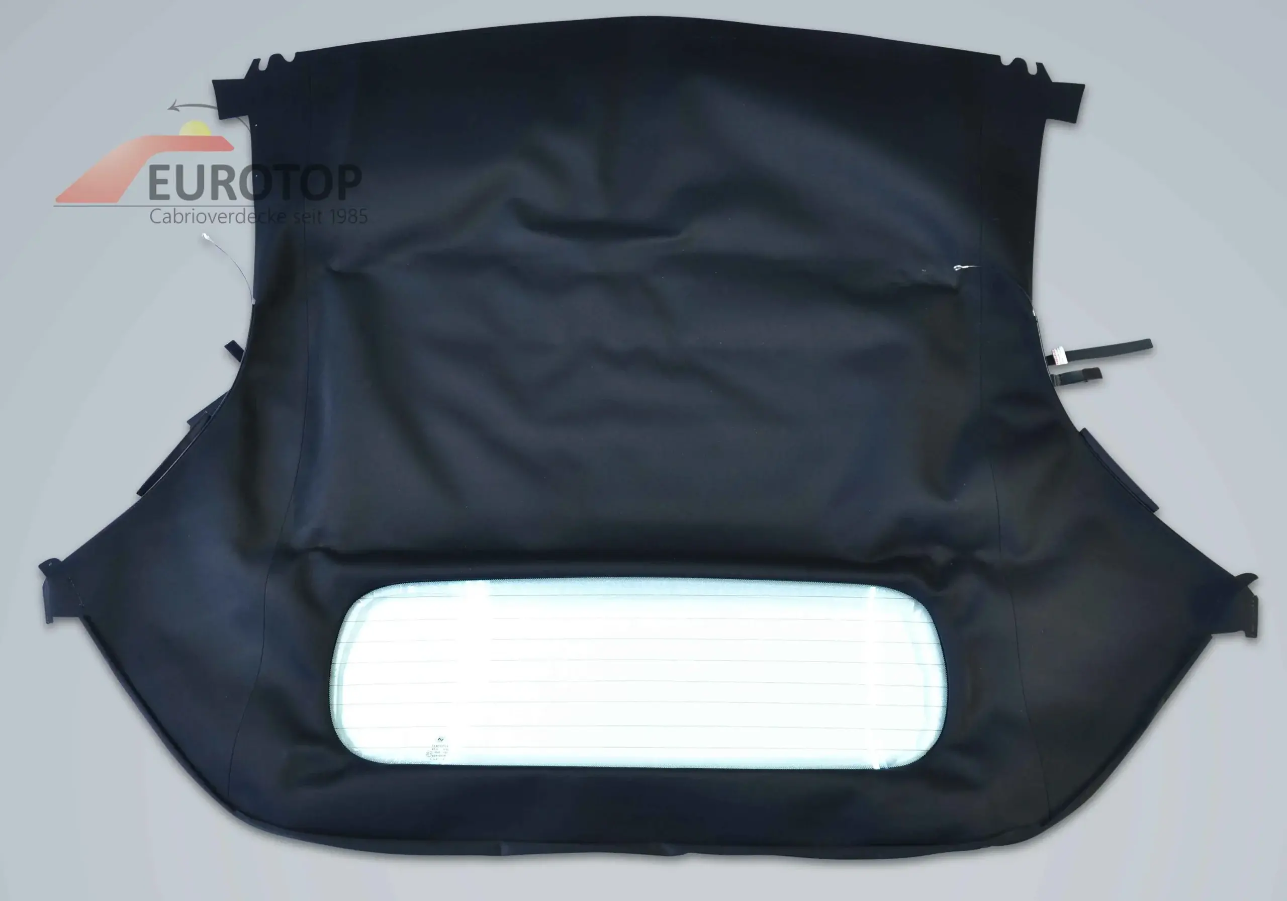 Capota Sonnenland Mohair para Porsche Boxster 986 Cabriolet ano 96-02, com óculo em vidro (Upgrade) - Vista 1