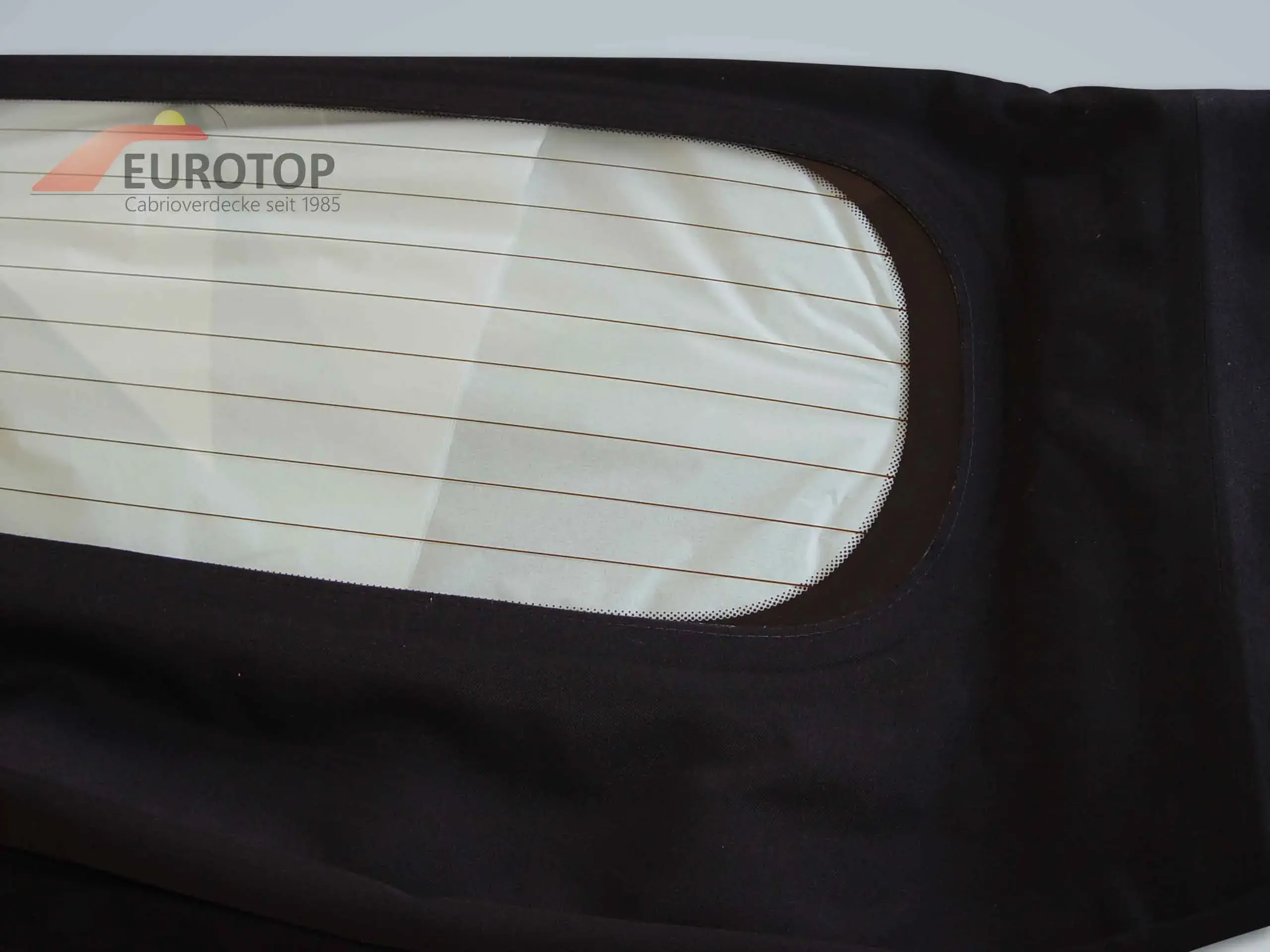 Capota Sonnenland Mohair para Porsche Boxster 986 Cabriolet ano 96-02, com óculo em vidro (Upgrade) - Vista 3