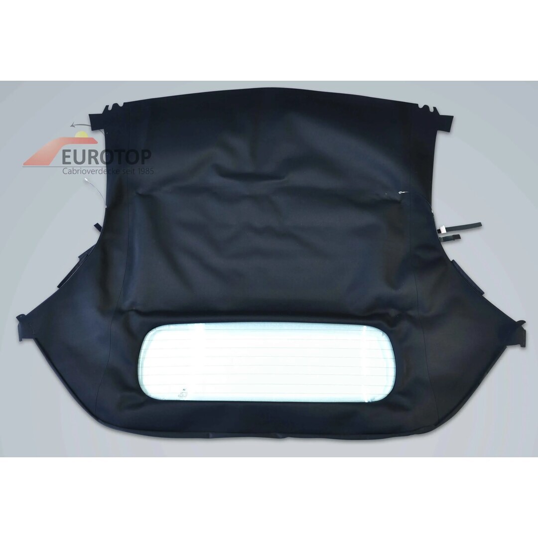 Capota Sonnenland Mohair para Porsche Boxster 986 Cabriolet ano 96-02, com óculo em vidro (Upgrade)