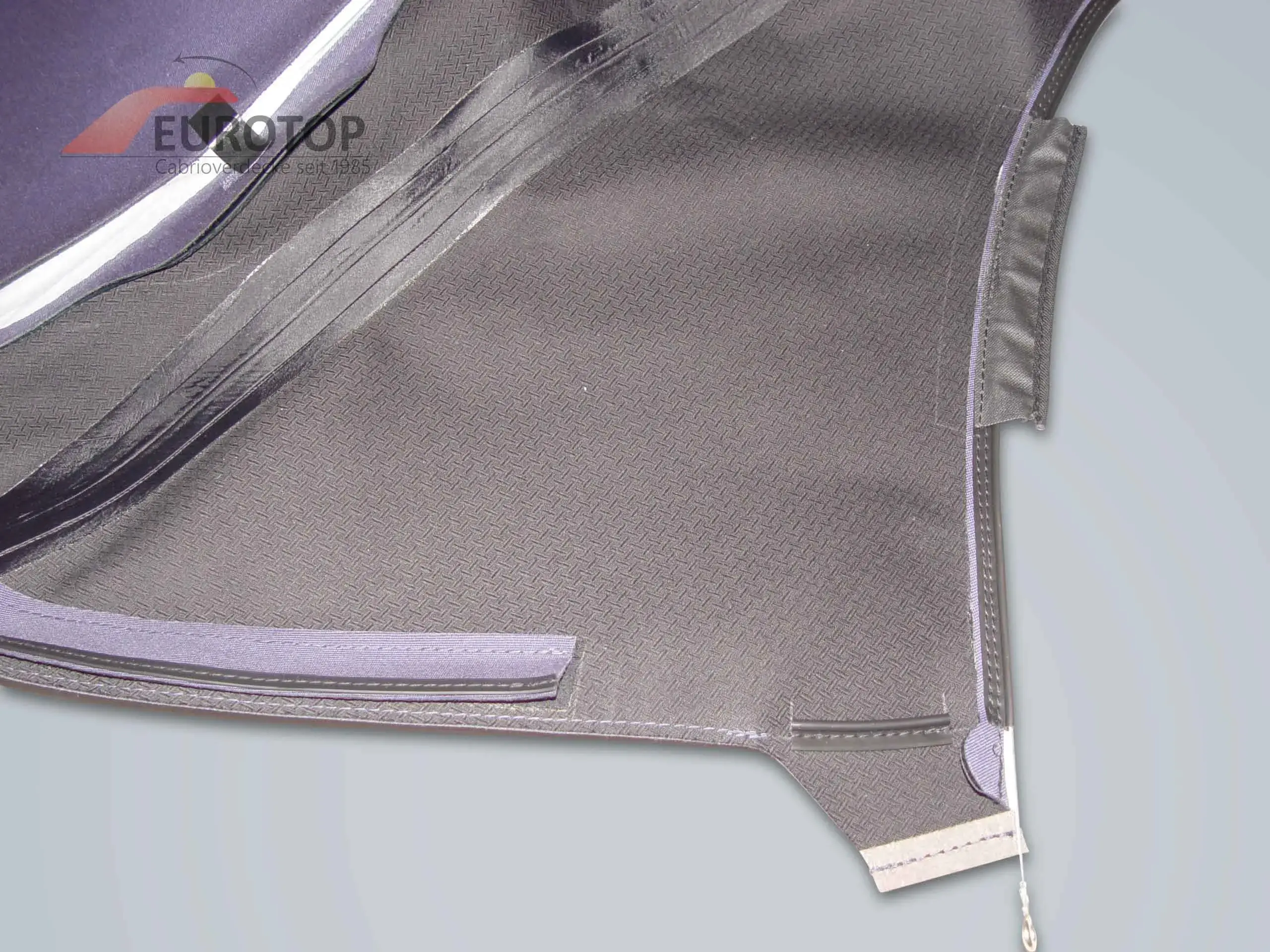 Capota Sonnenland Mohair para Porsche Boxster 986 Cabriolet ano 96-02, óculo em PVC - Vista 4