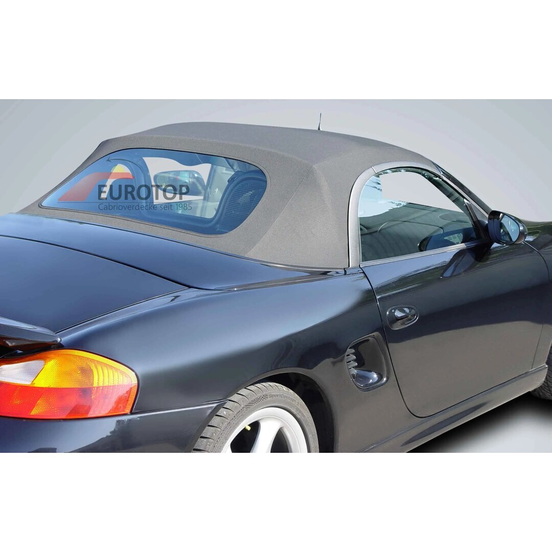 Capota Sonnenland Mohair para Porsche Boxster 986 Cabriolet ano 96-02, óculo em PVC