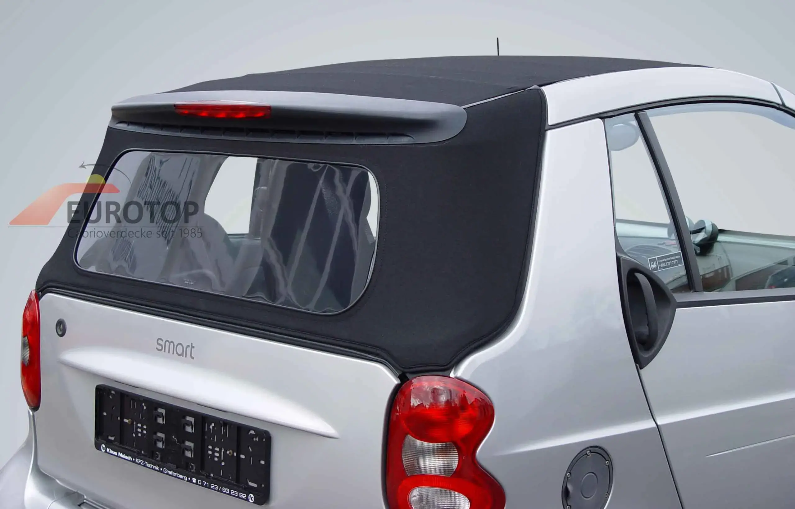 Capota Sonnenland Mohair para Smart Fortwo BR450 Cabriolet ano 00-06 - Vista 1
