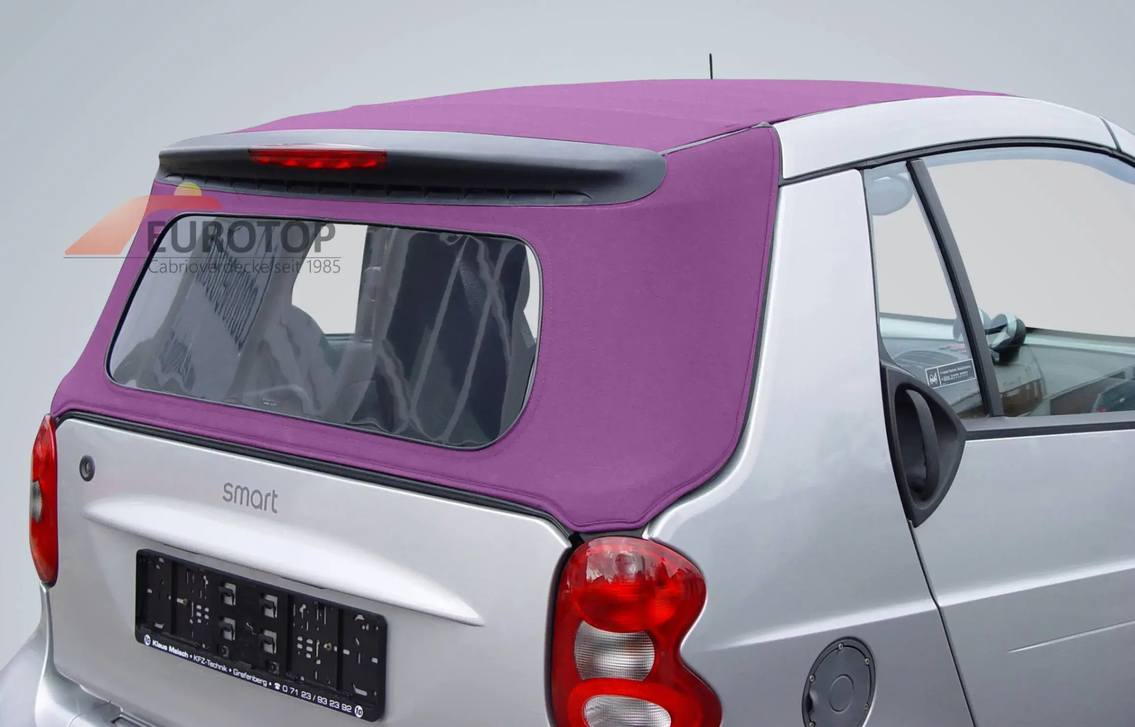 Capota Sonnenland Mohair para Smart Fortwo BR450 Cabriolet ano 00-06 - Vista 6