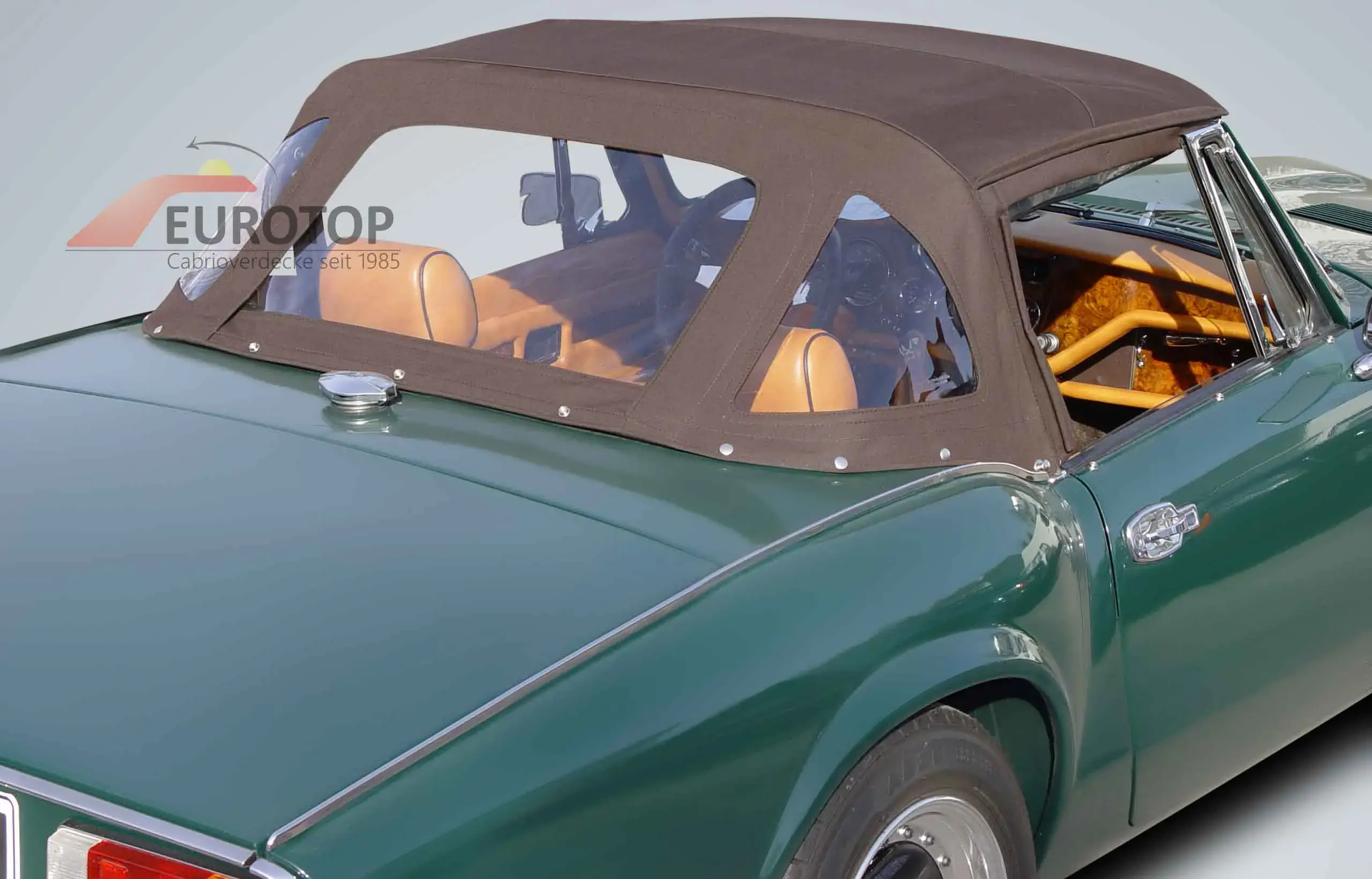 Capota Sonnenland Mohair para Triumph Spitfire Mk 4, 1500 Cabriolet ano 71-81 - Vista 3