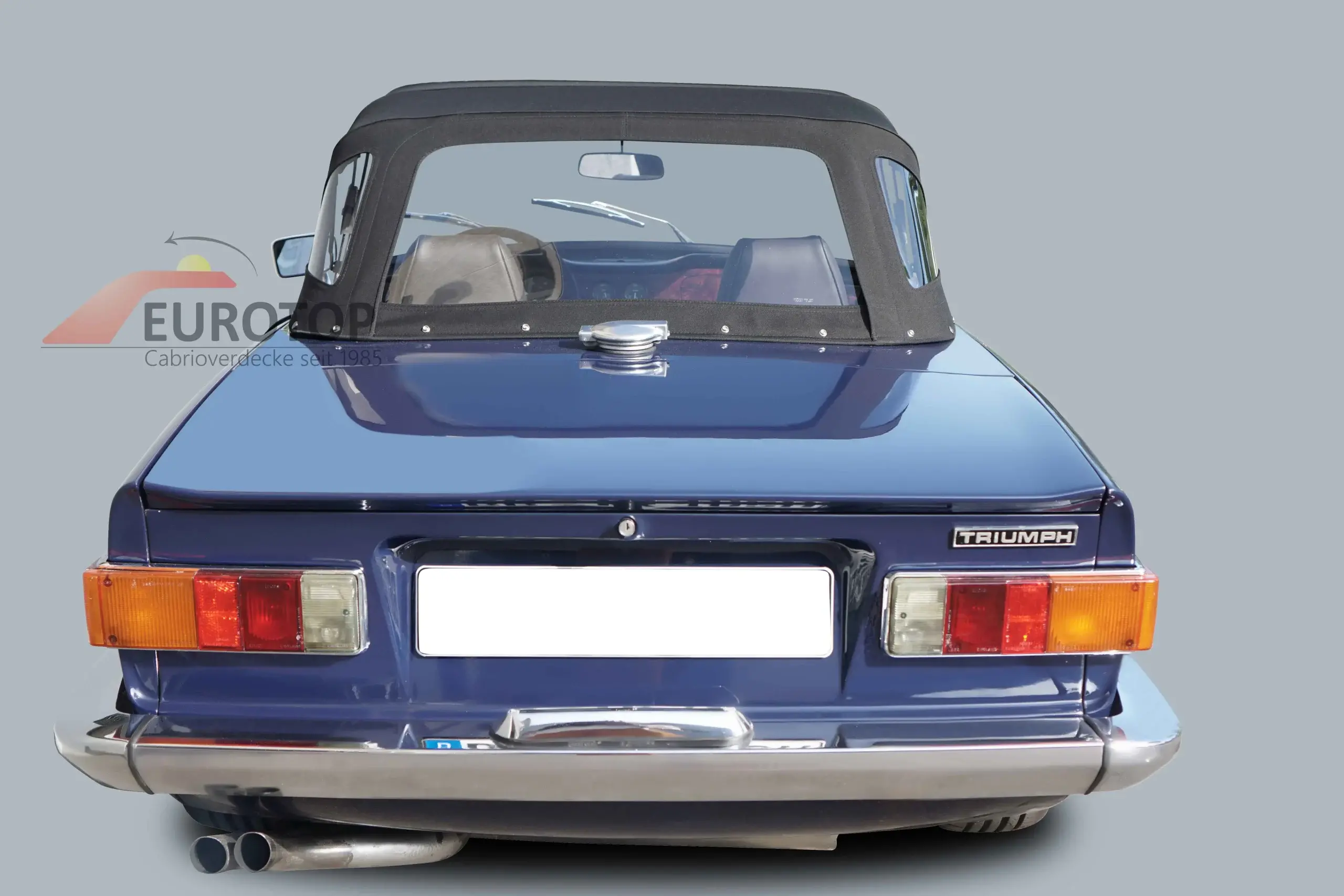 Capota Stayfast Mohair para Triumph TR6 Cabriolet ano 68-76 - Vista 10