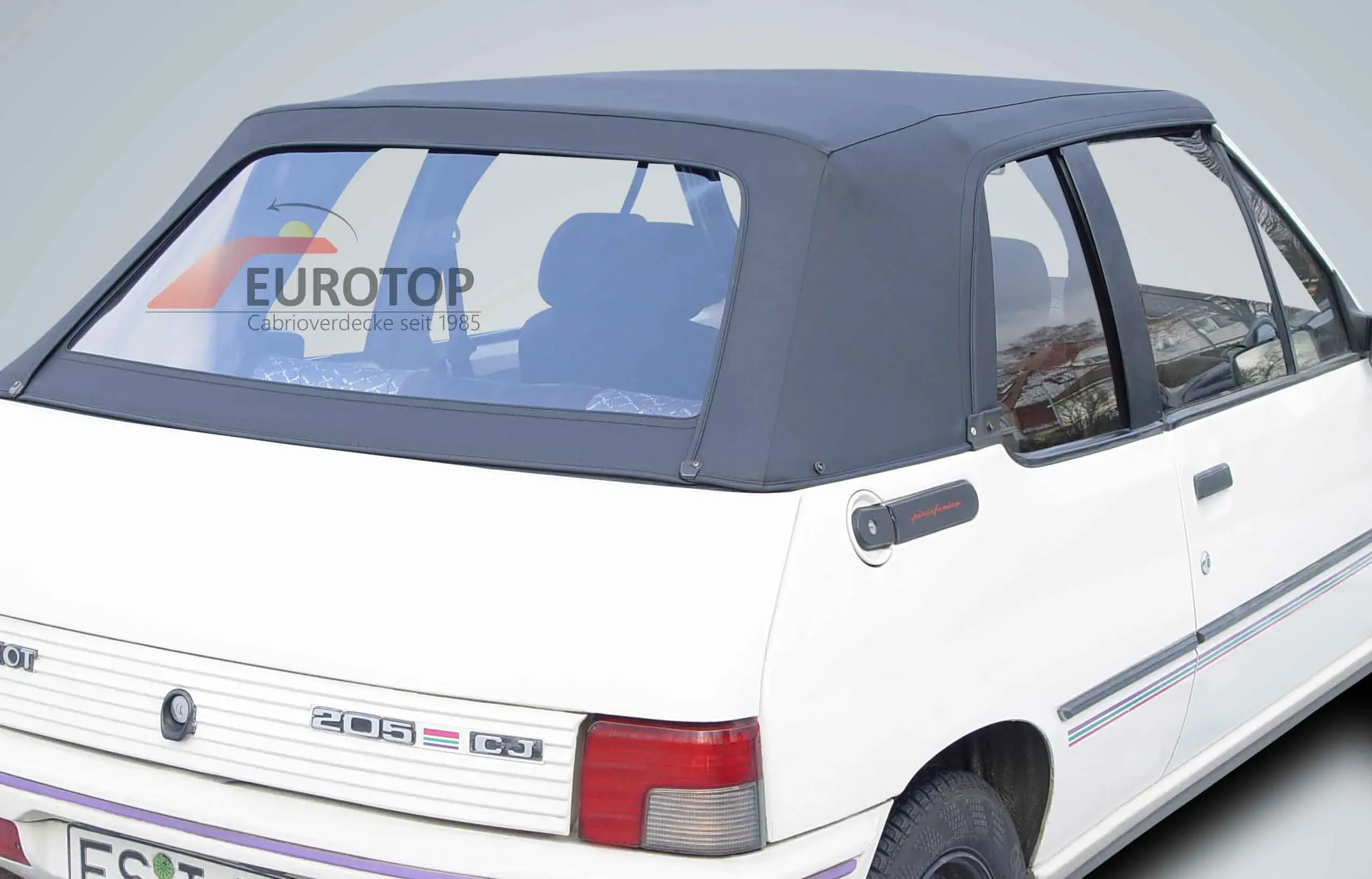 Capota Vinil para Peugeot 205 Cabriolet ano 86-94 - Vista 3