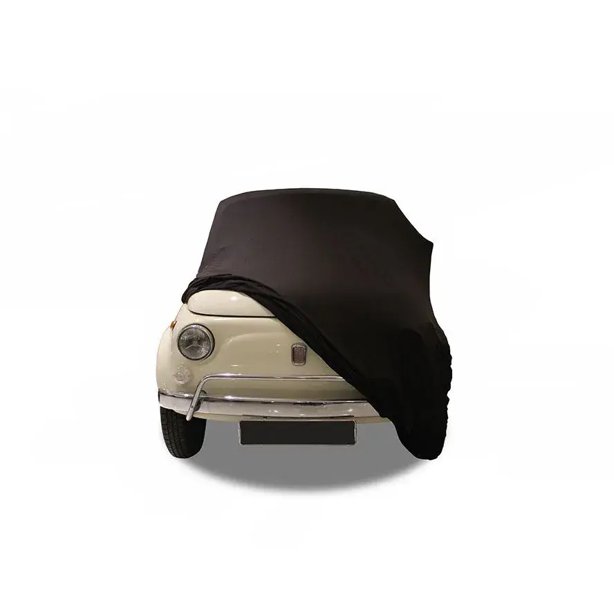 Fiat 500 ano 57-75 | Capa para automóvel Indoor feita à medida preta - Vista 2