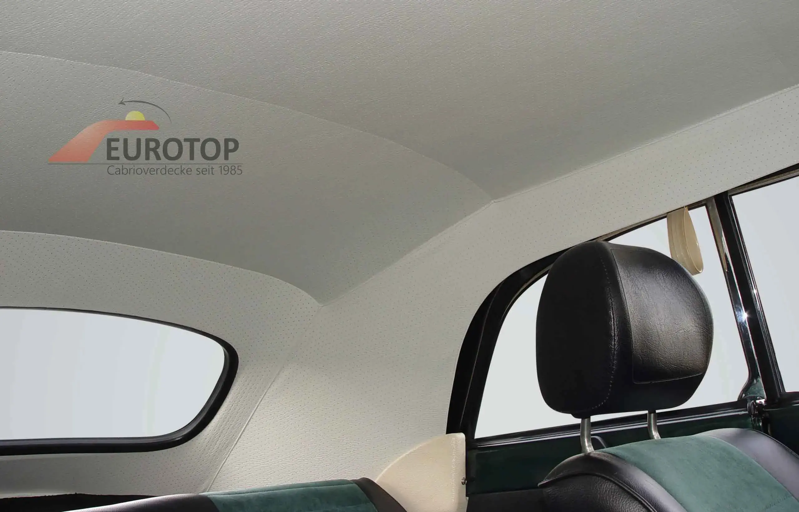 Forro de tejadilho para VW Beetle 1500, 1302, 1303 Cabriolet ano 63-79 - Vista 1