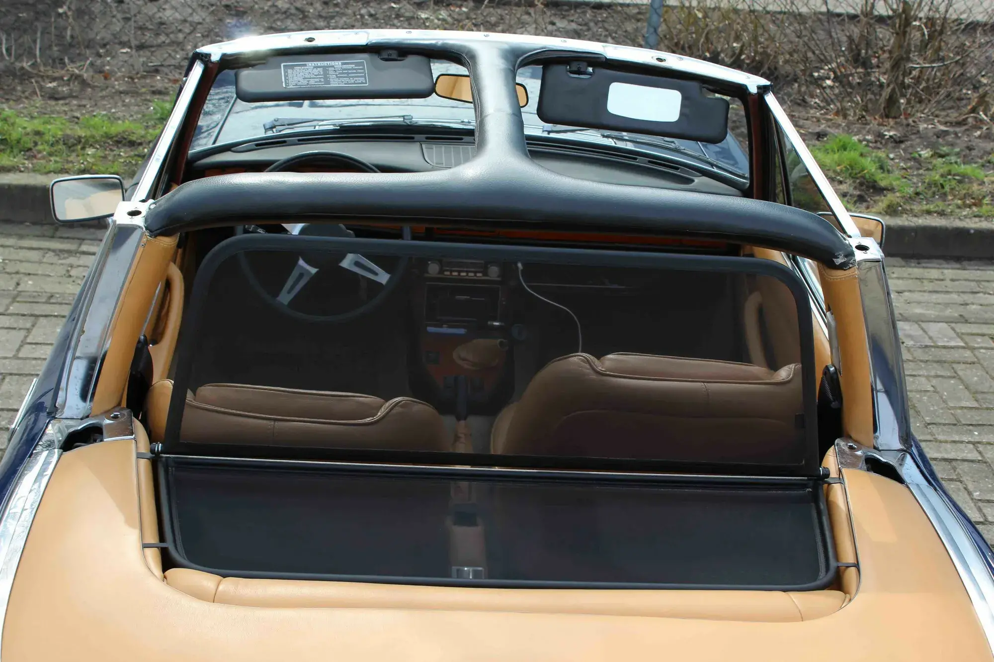 Guarda-vento para Triumph Stag ano 70-78 - Vista 5