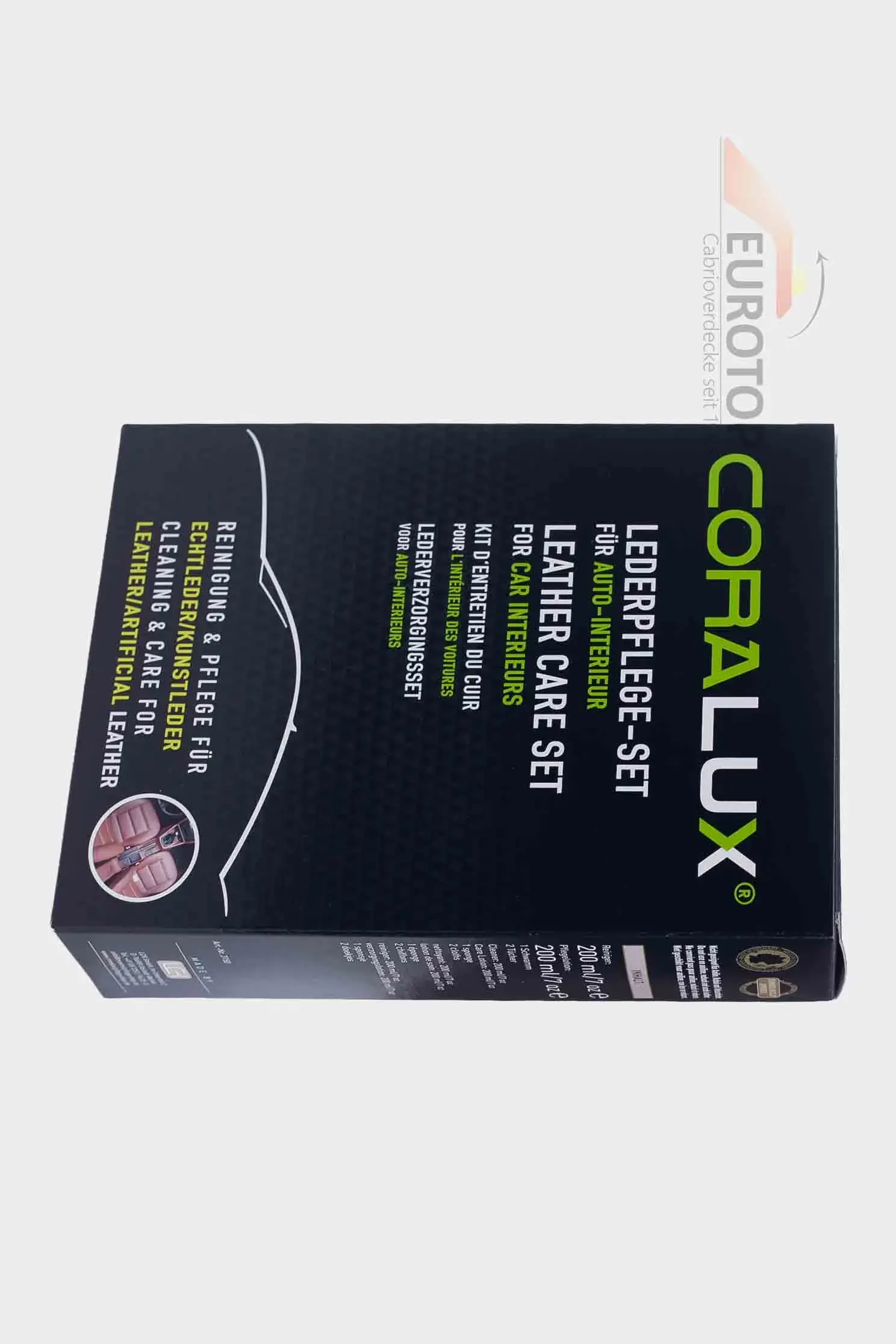 Kit CORALUX® de Cuidado de Couro para Automóveis - Vista 1