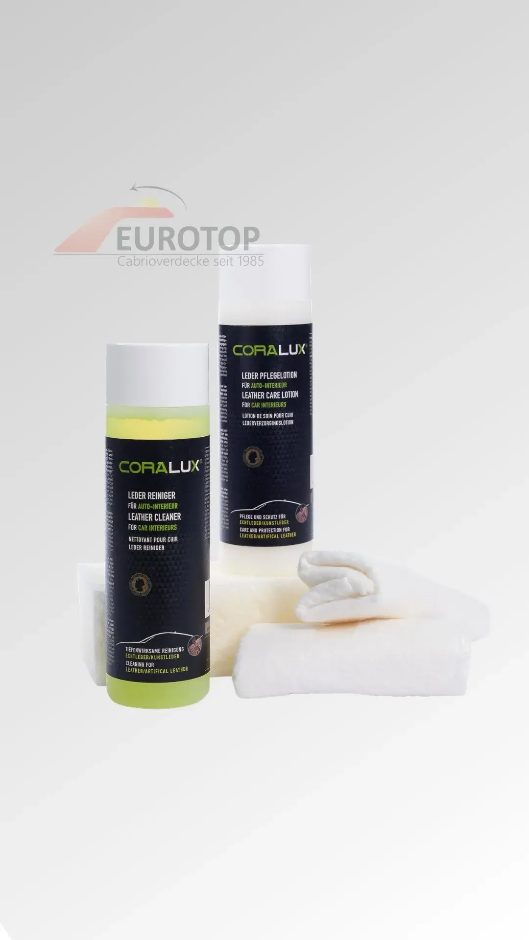 Kit CORALUX® de Cuidado de Couro para Automóveis - Vista 2