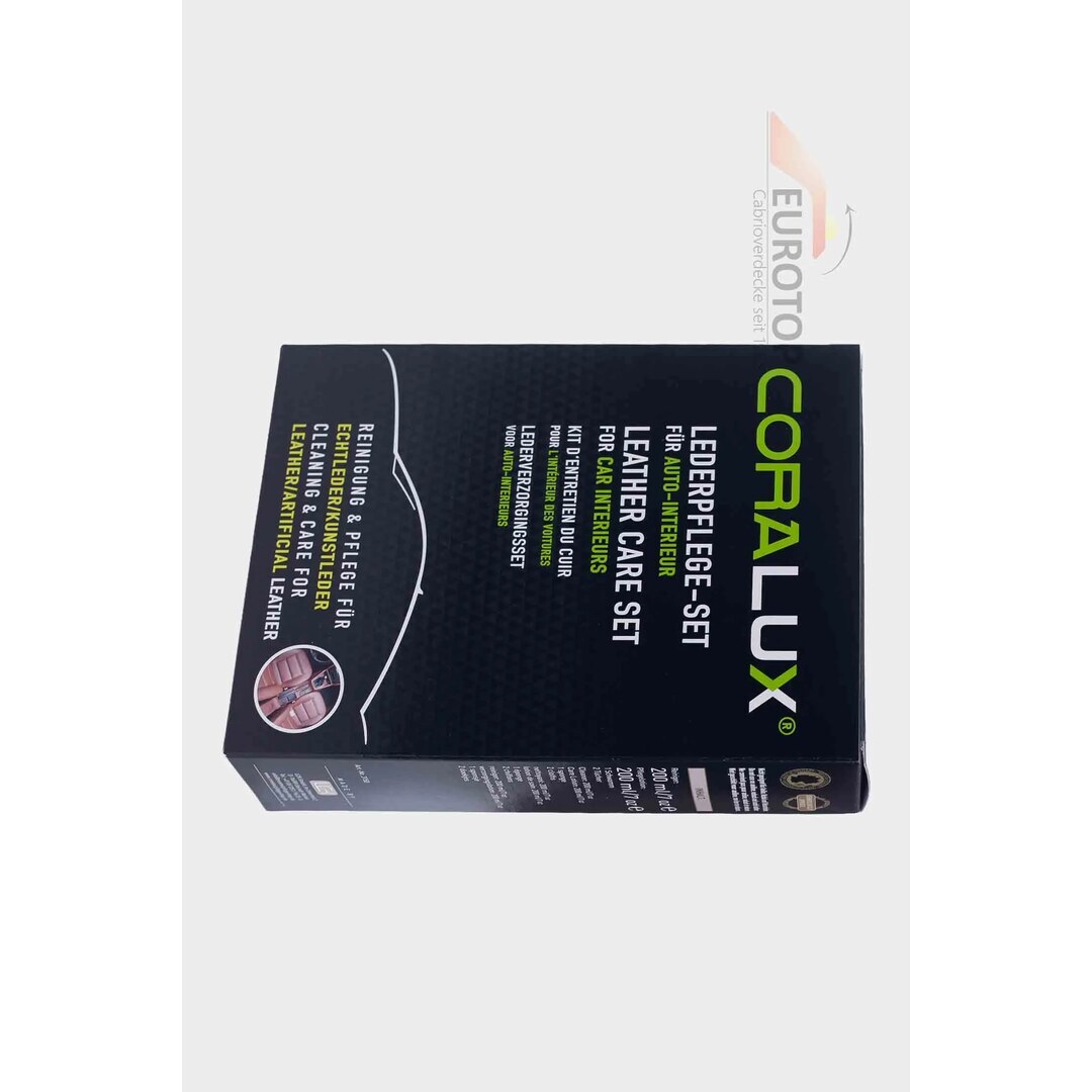 Kit CORALUX® de Cuidado de Couro para Automóveis