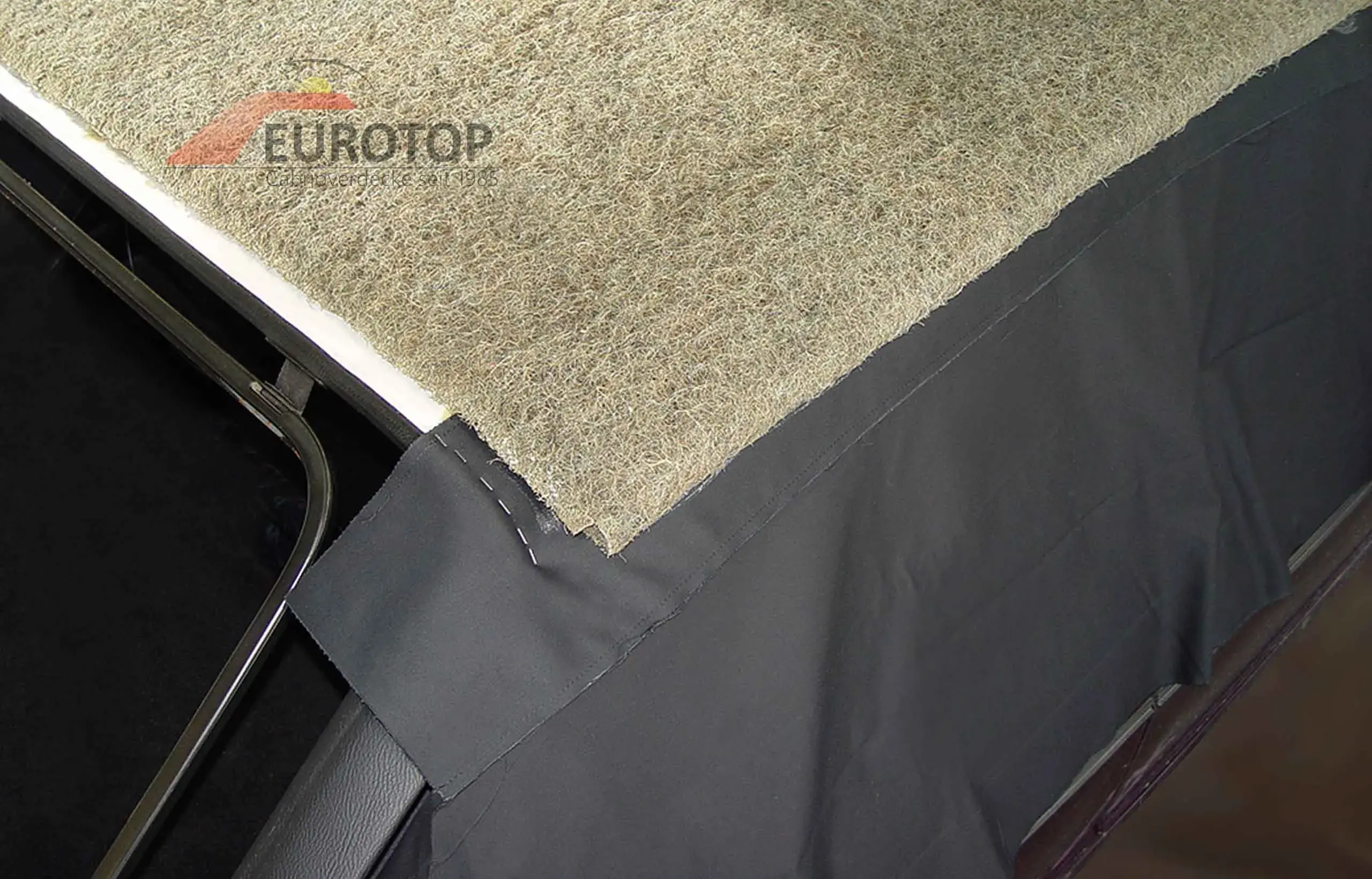 Manta de enchimento incl. capa de enchimento para VW Golf Mk1 Cabriolet ano 79-93 - Vista 2